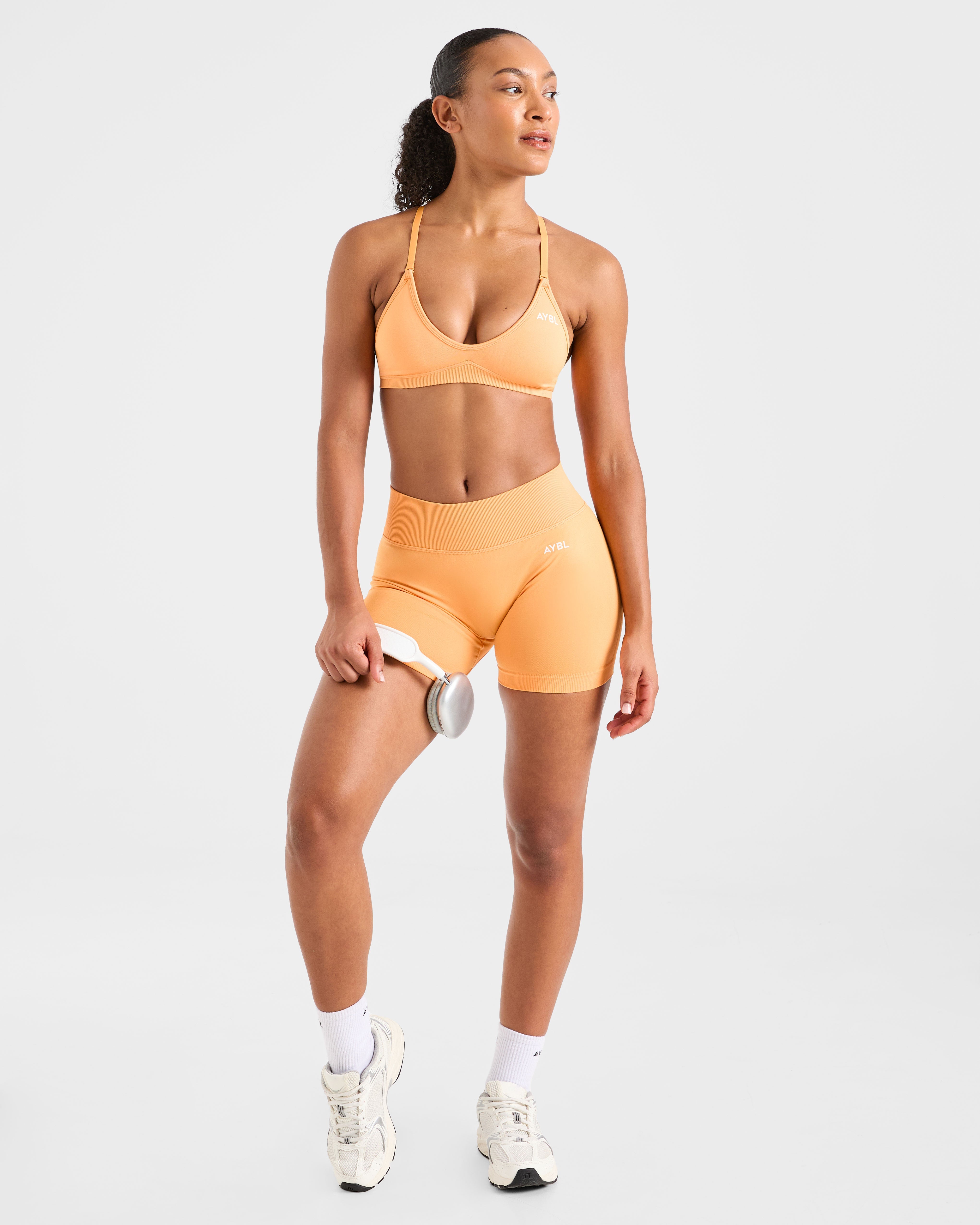 Adapt Seamless Shorts - Bright Orange