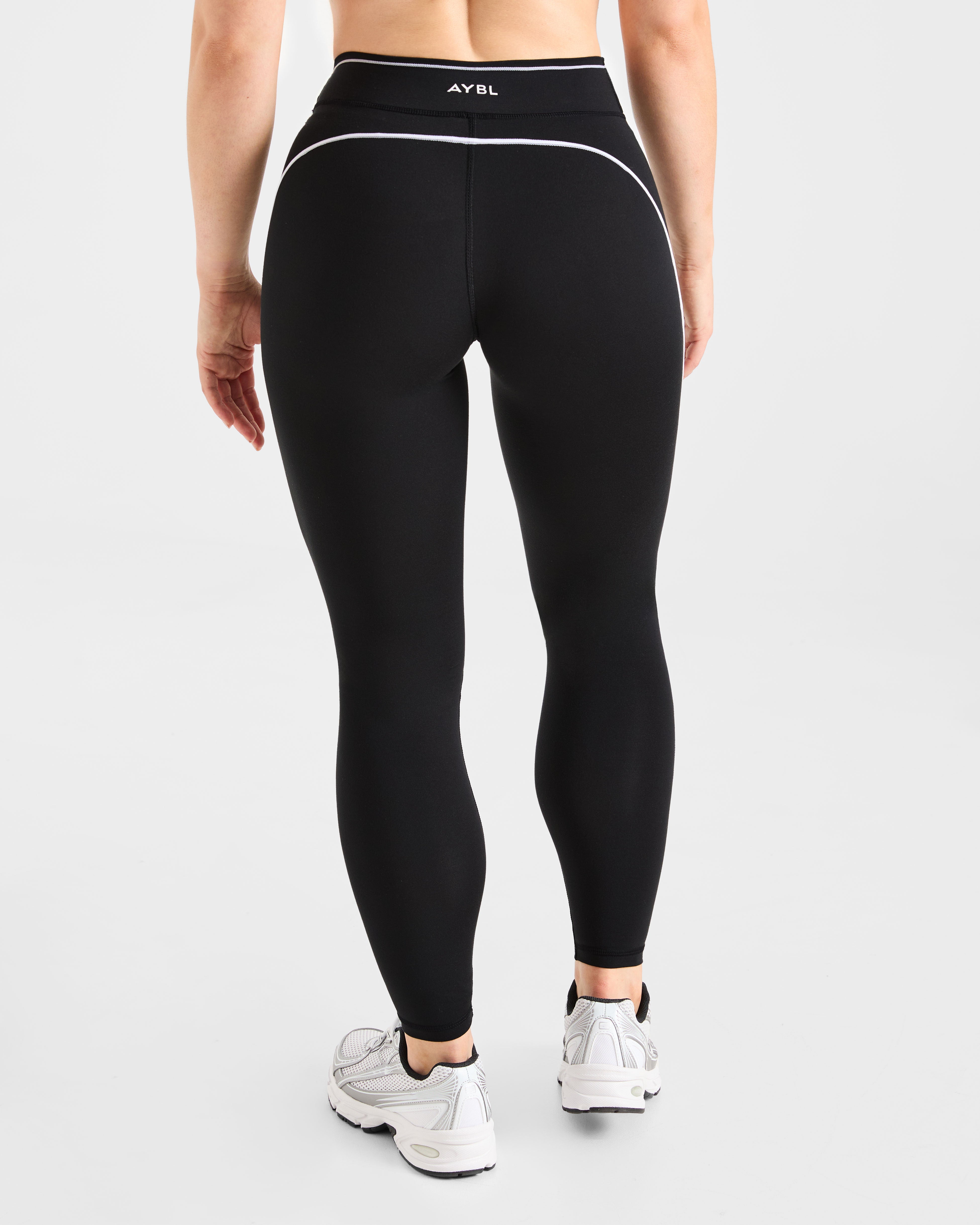 Form Leggings - Schwarz