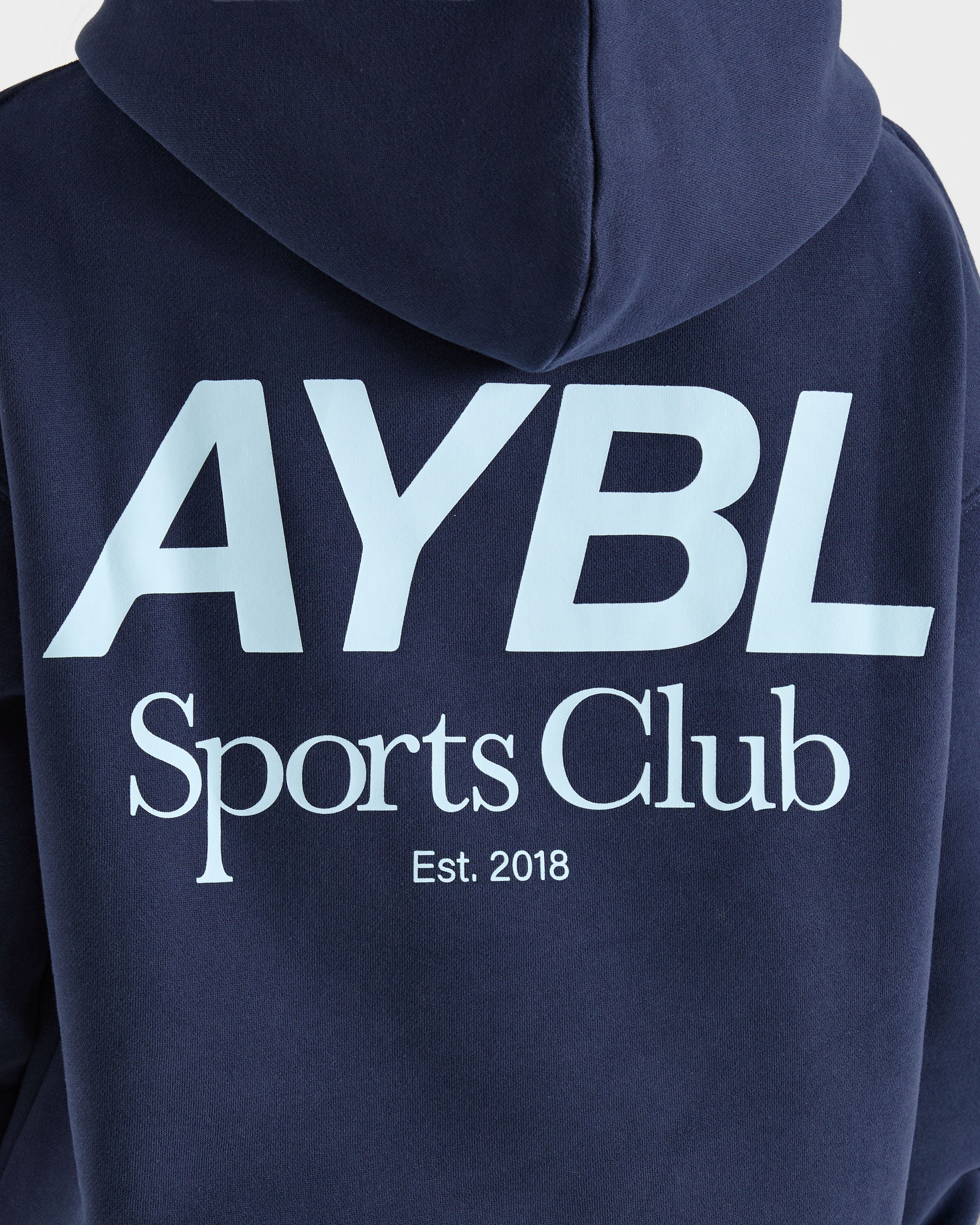 AYBL Sports Club Oversized Hoodie - Navy/Blau