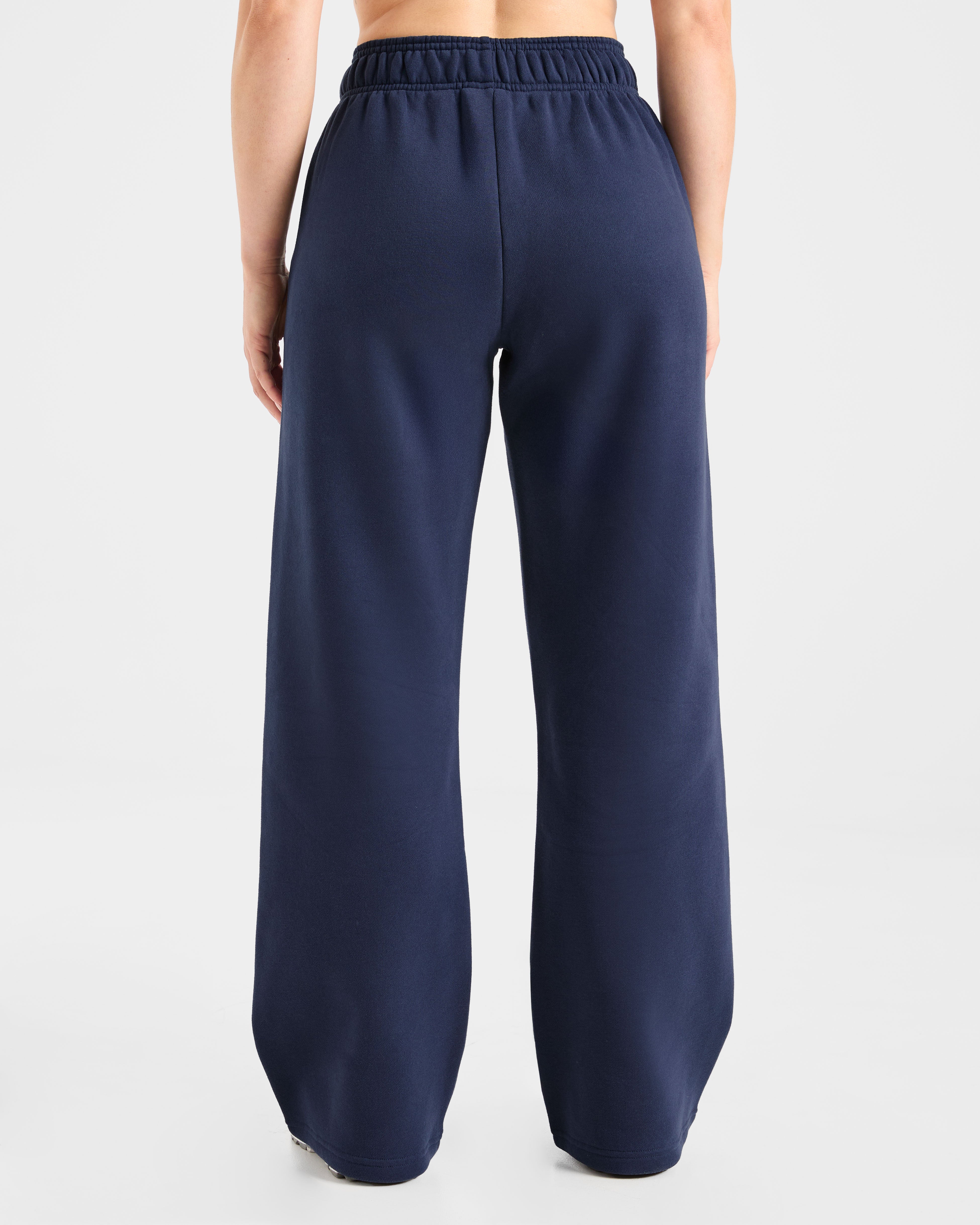 AYBL Sports Club Oversized Straight Leg Joggers - Navy/Blau
