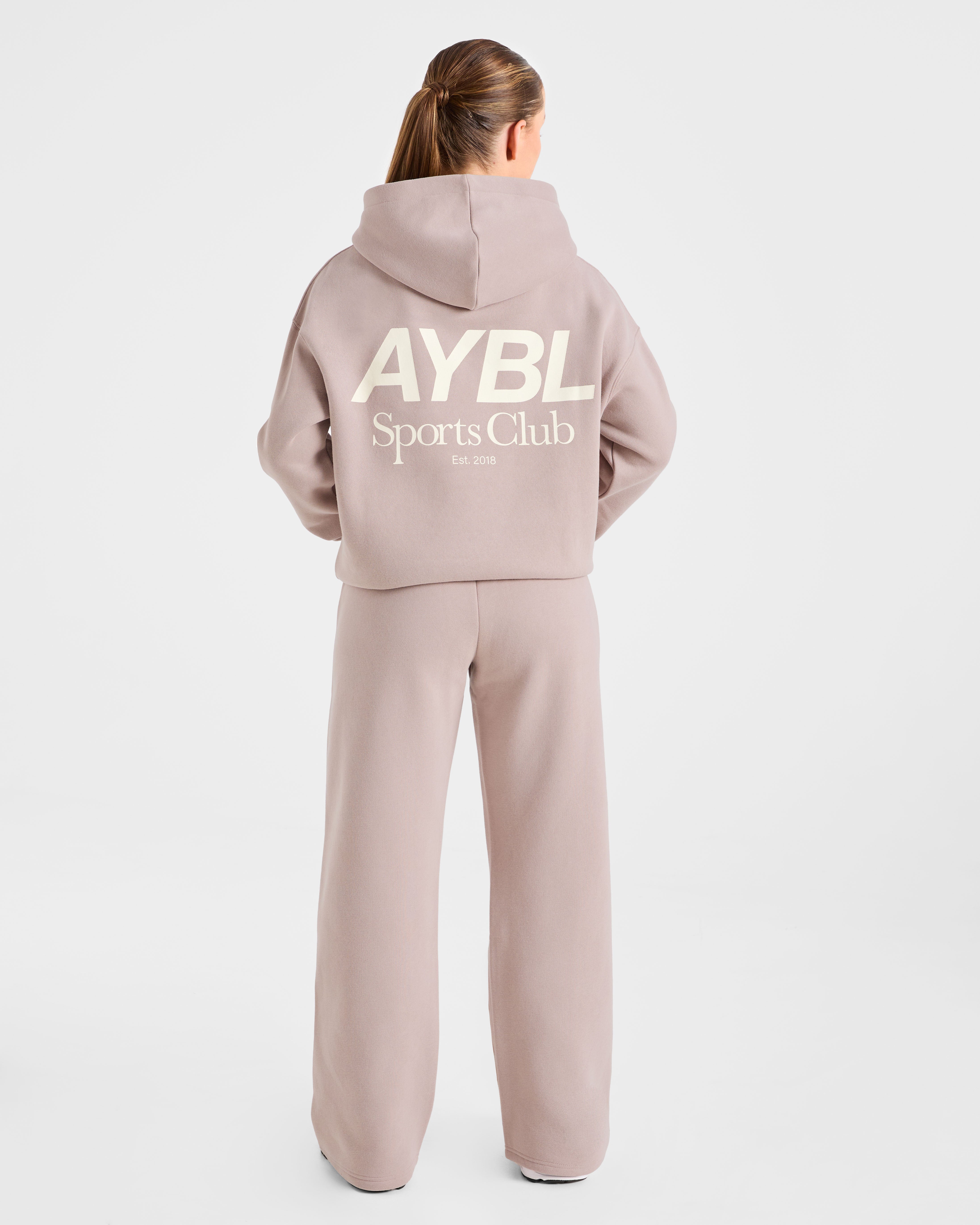 AYBL Sports Club Oversized Hoodie - Mink Rosa
