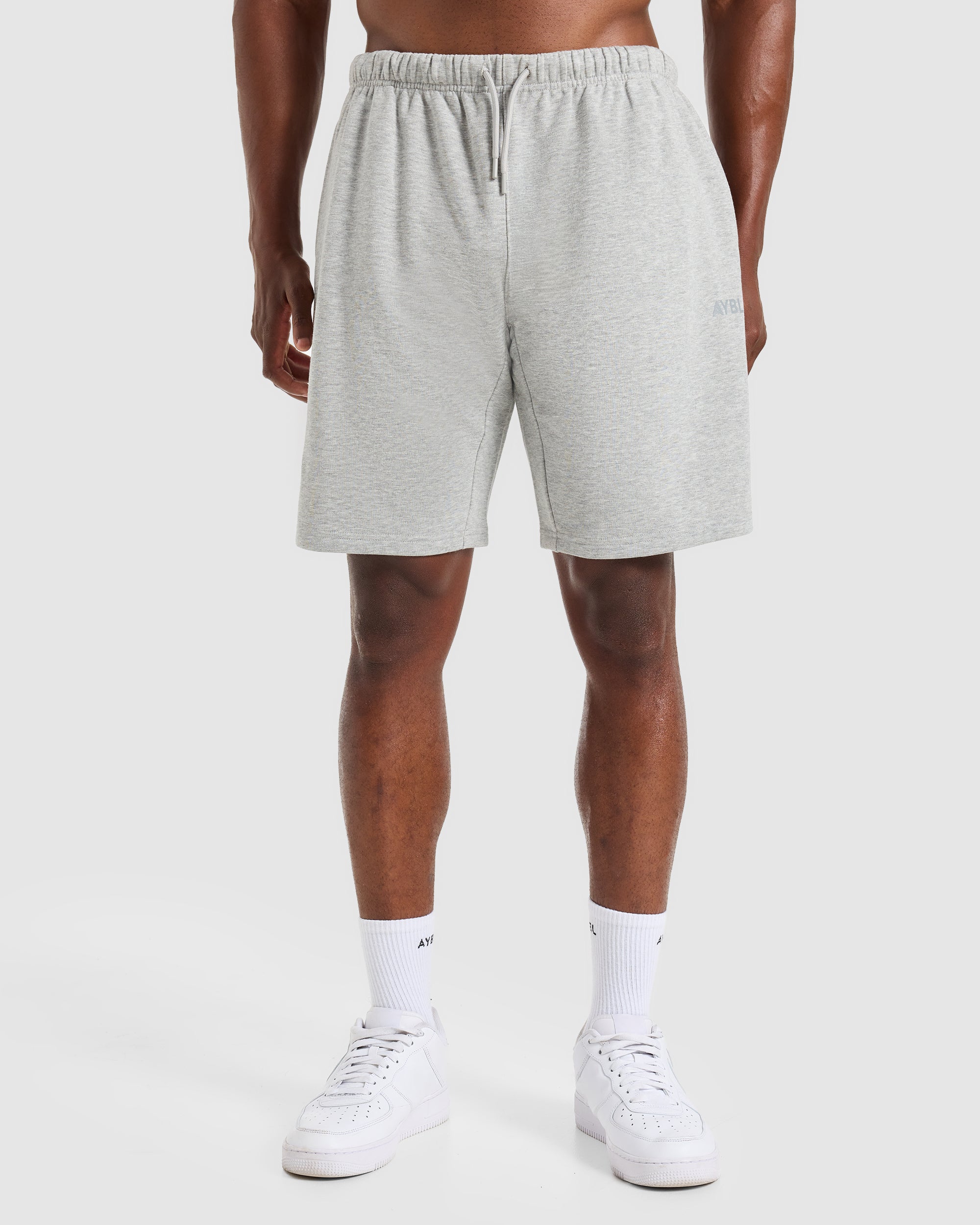 Craft Oversized Shorts - Mid Marl Grau