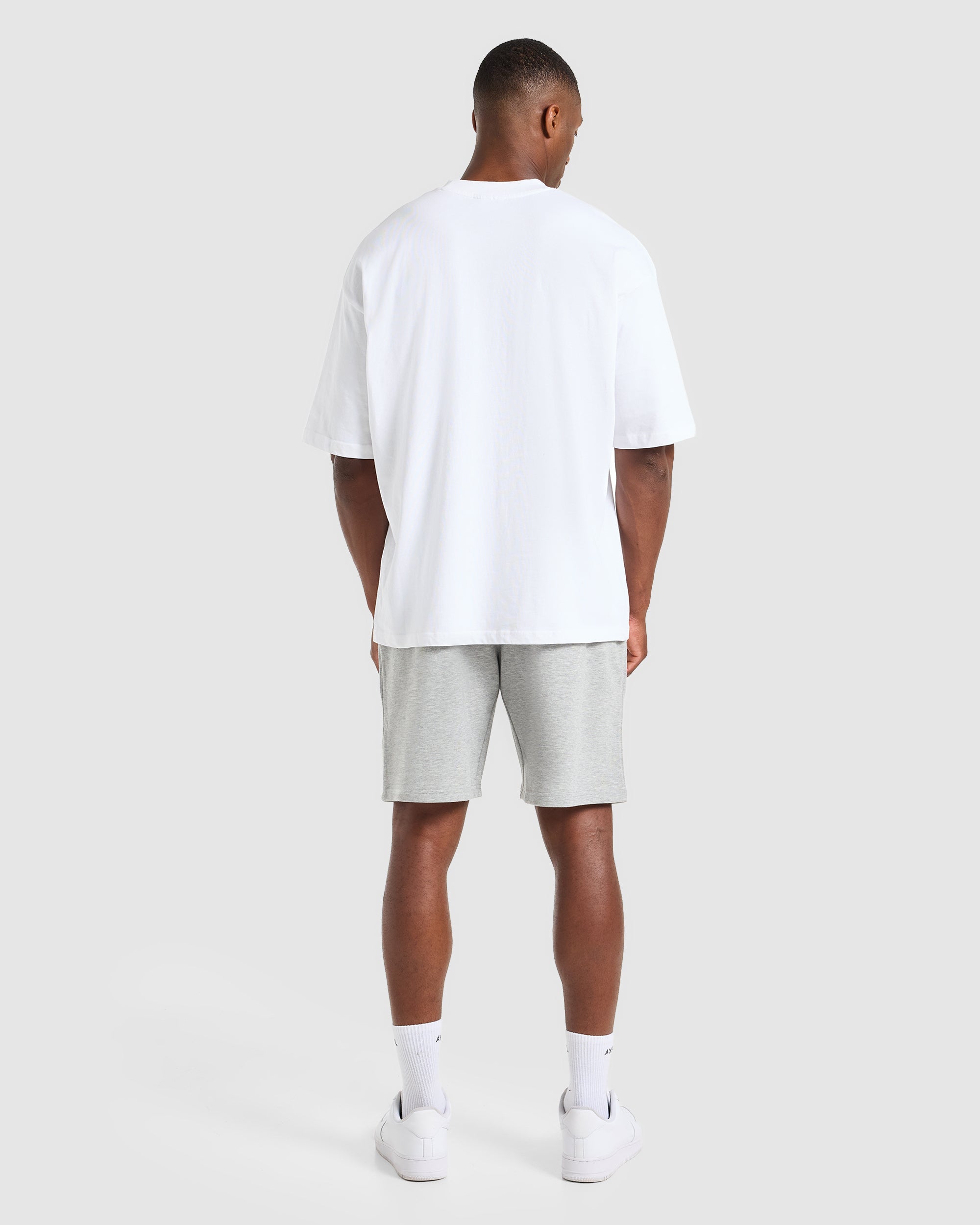 Craft Oversized Shorts - Mid Marl Grau