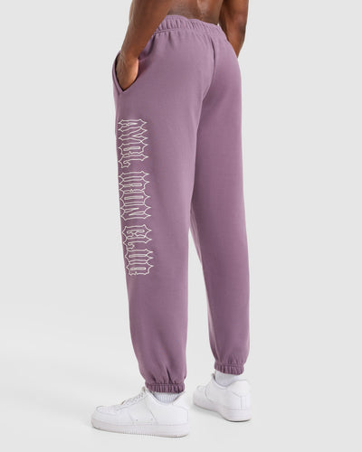 AYBL Iron Club Oversized Joggers - Midnight Lila