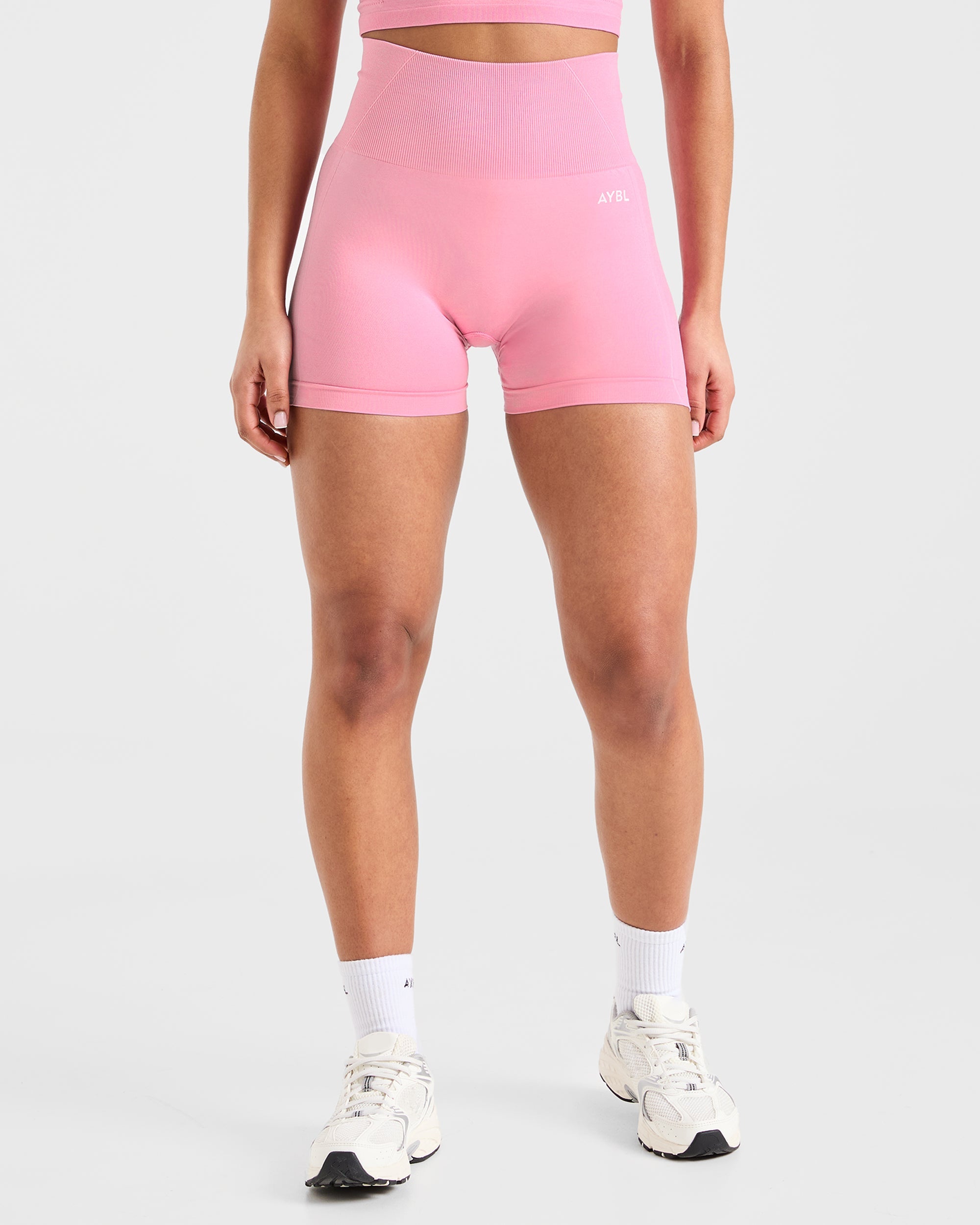 Empower Seamless Shorts - Baby Rosa