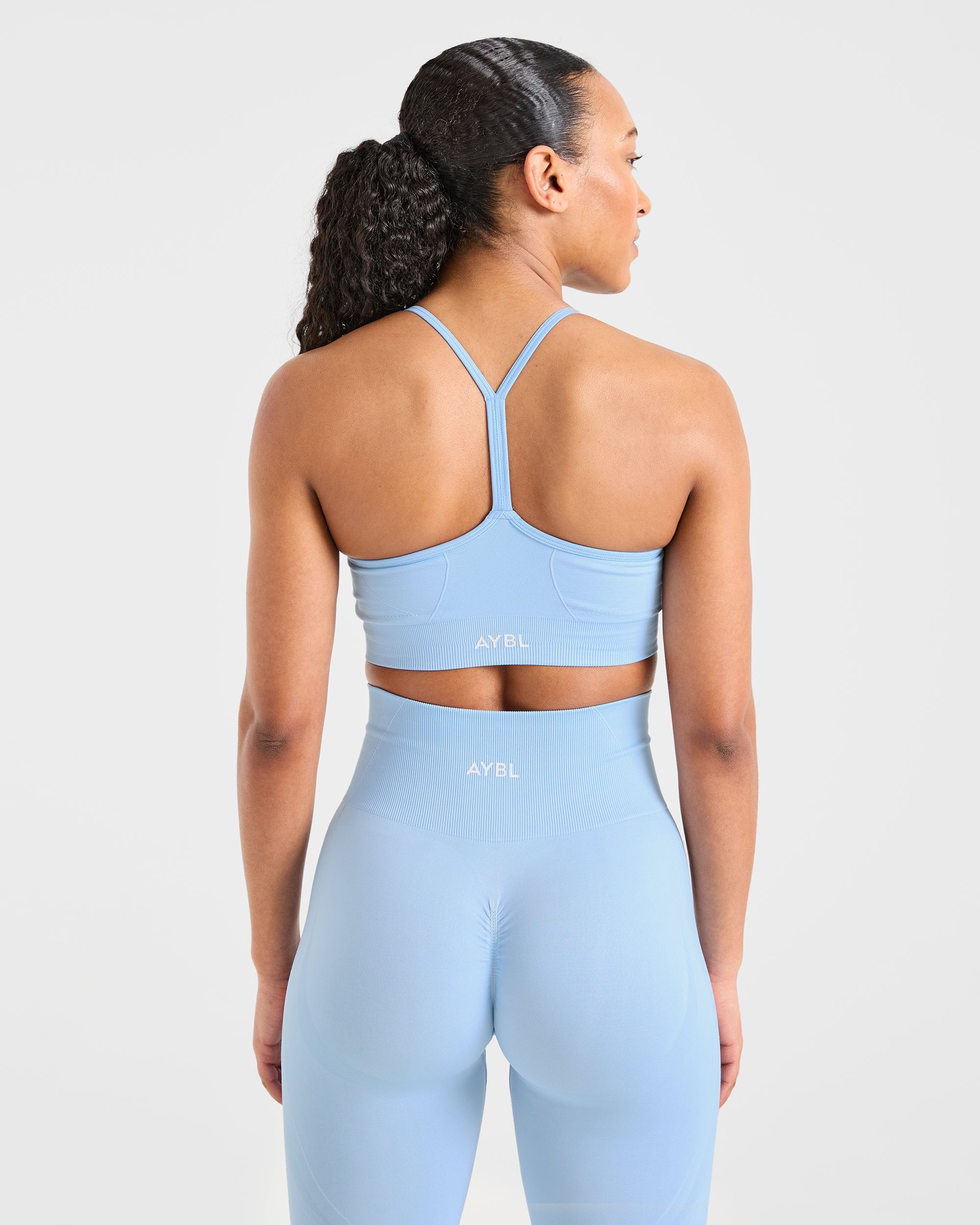 Empower Seamless Sports Bra - Sky Blau