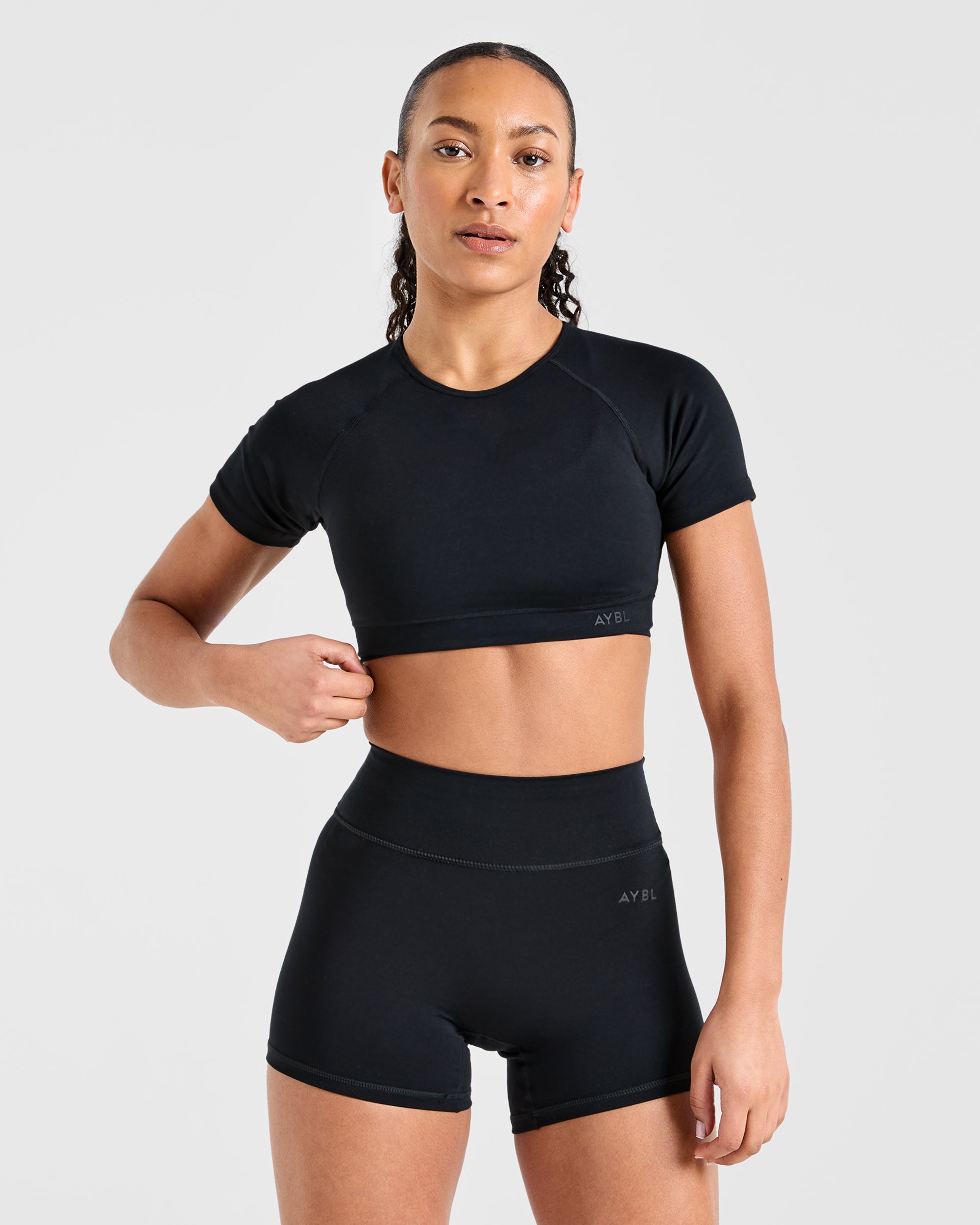 Staple Crop Top - Schwarz