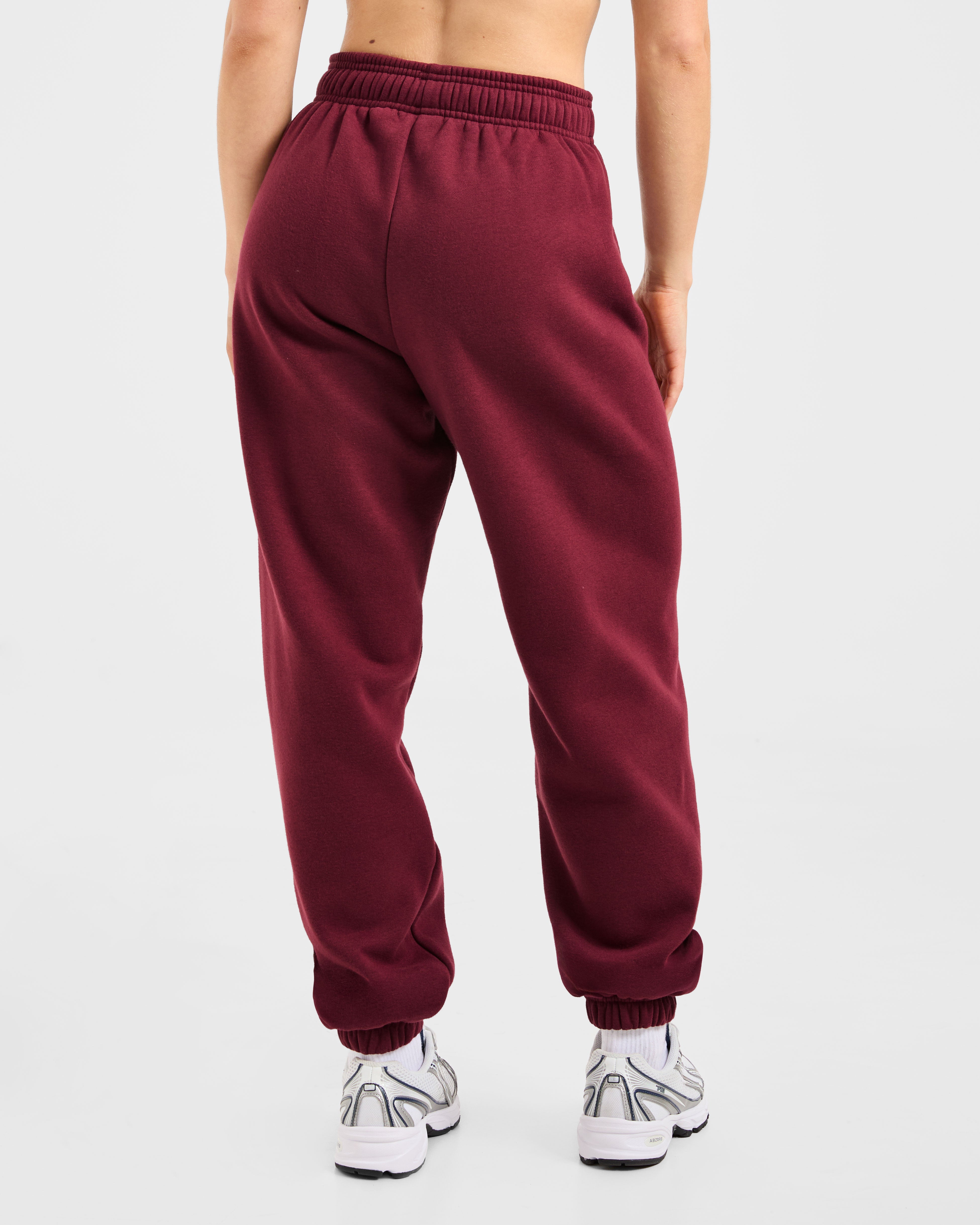 Varsity 2.0 Oversized Joggers - Rot Wine