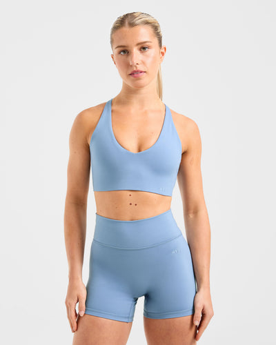Staple Sports Bra - Slate Blau
