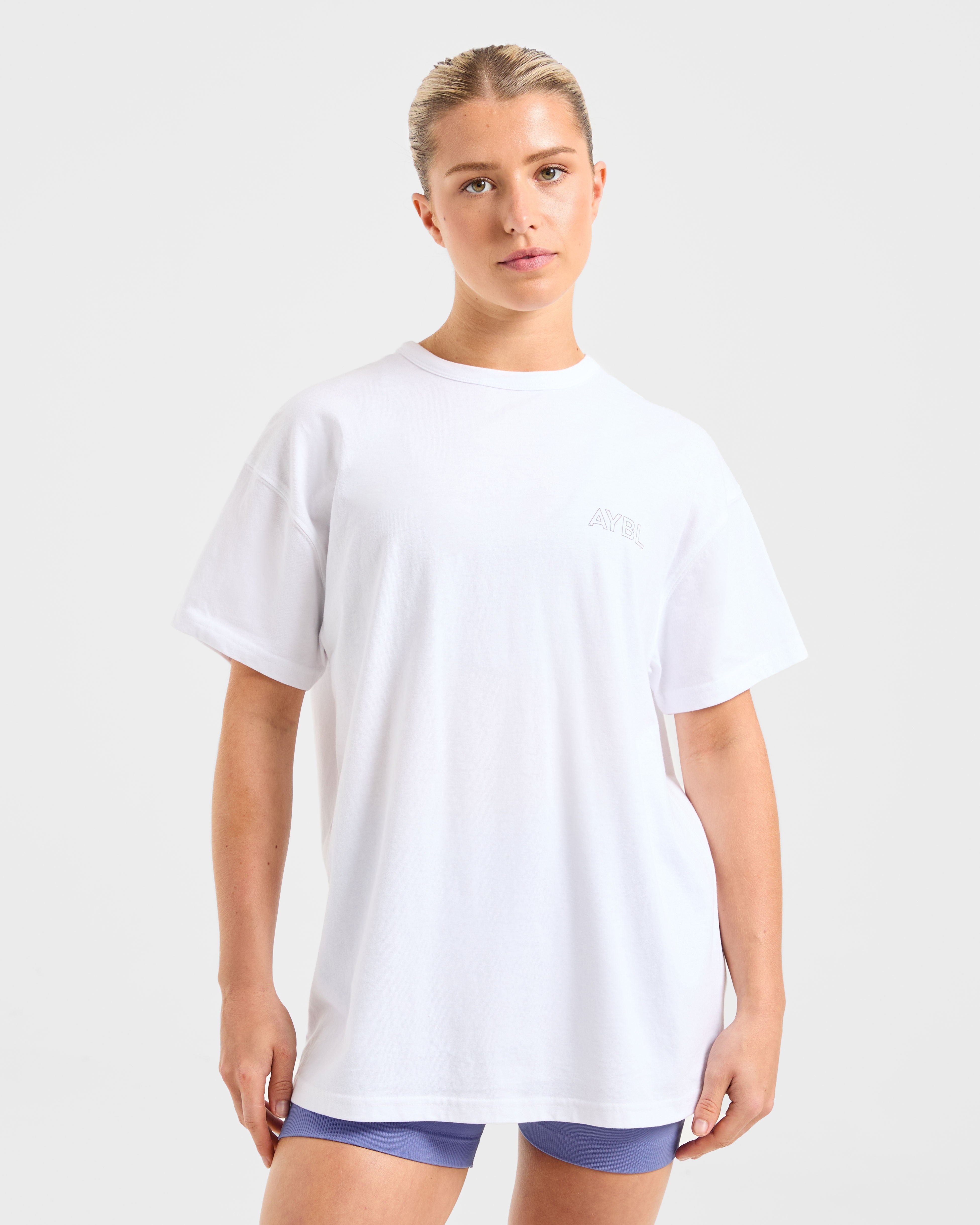 AYBL Athletics Oversized T Shirt - Weiß