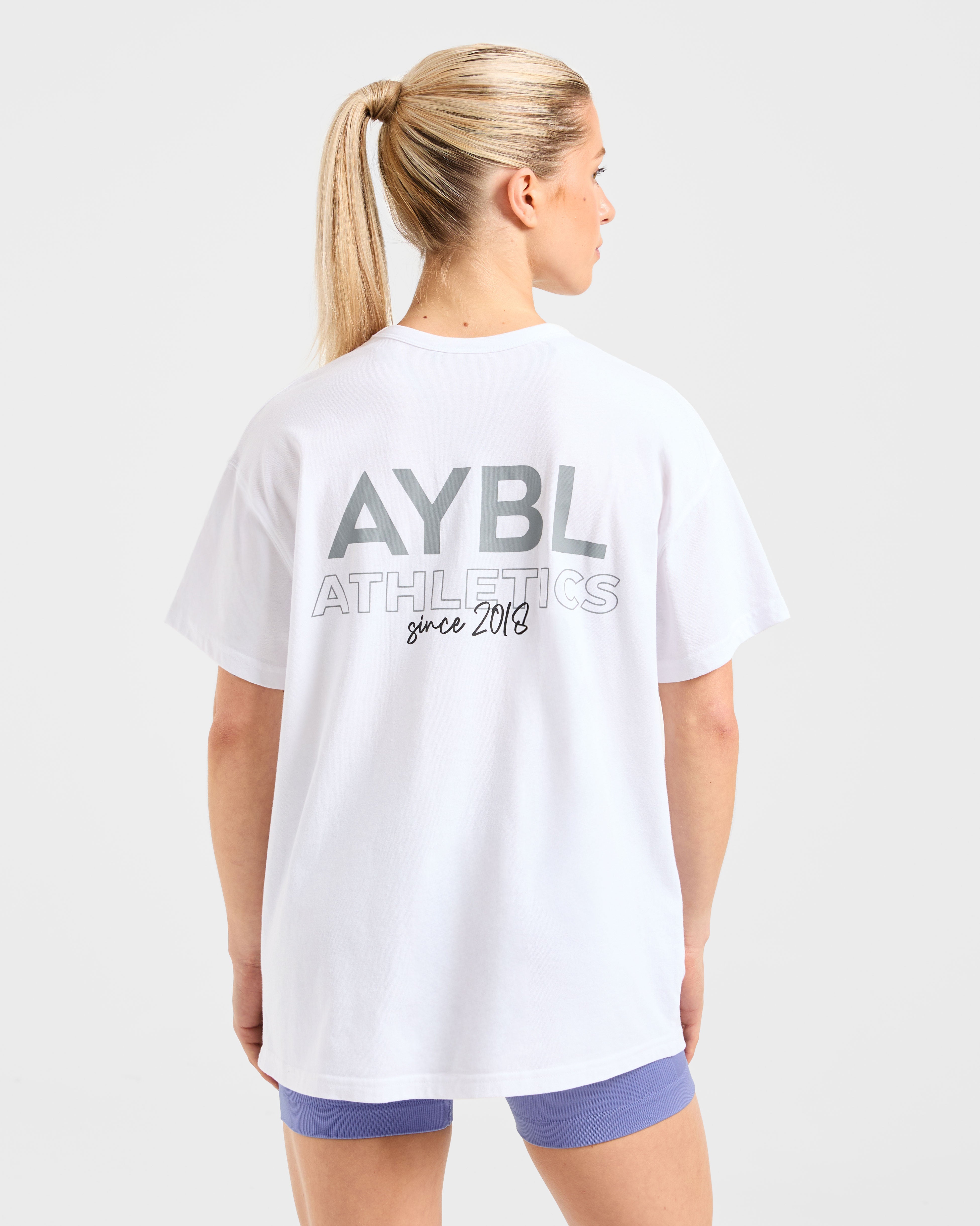 AYBL Athletics Oversized T Shirt - Weiß