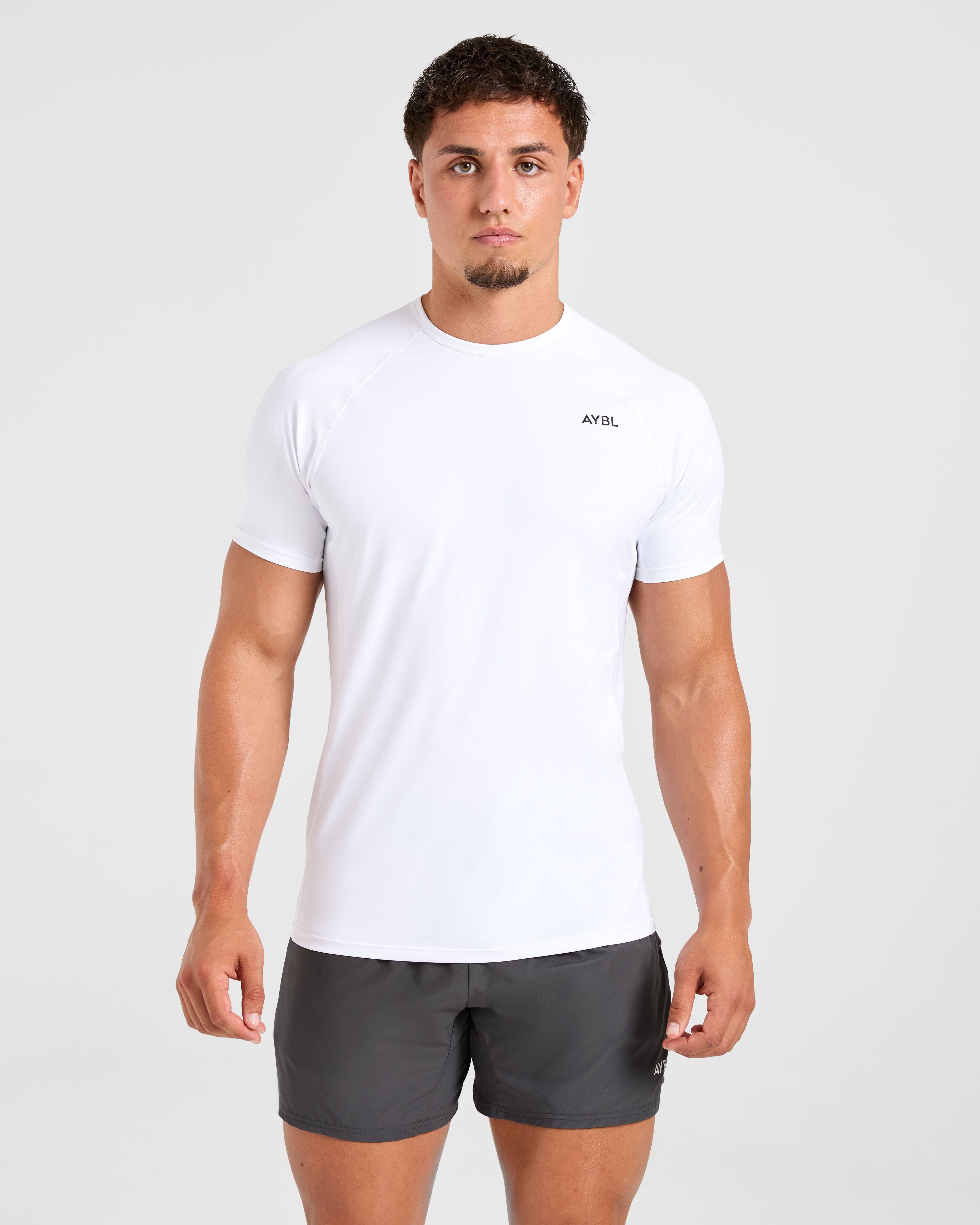 Compression Relaxed T Shirt - Weiß