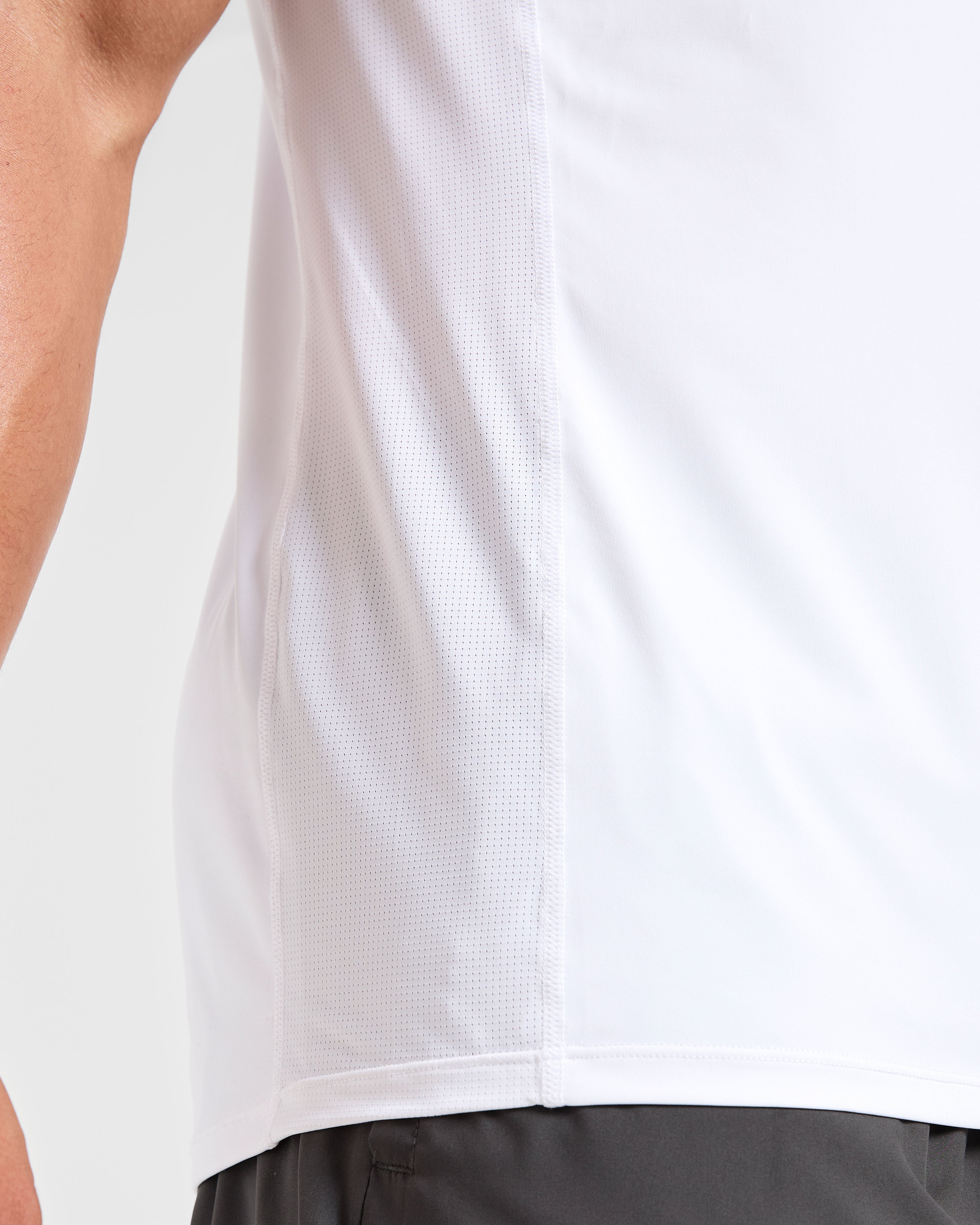 Compression Relaxed T Shirt - Weiß