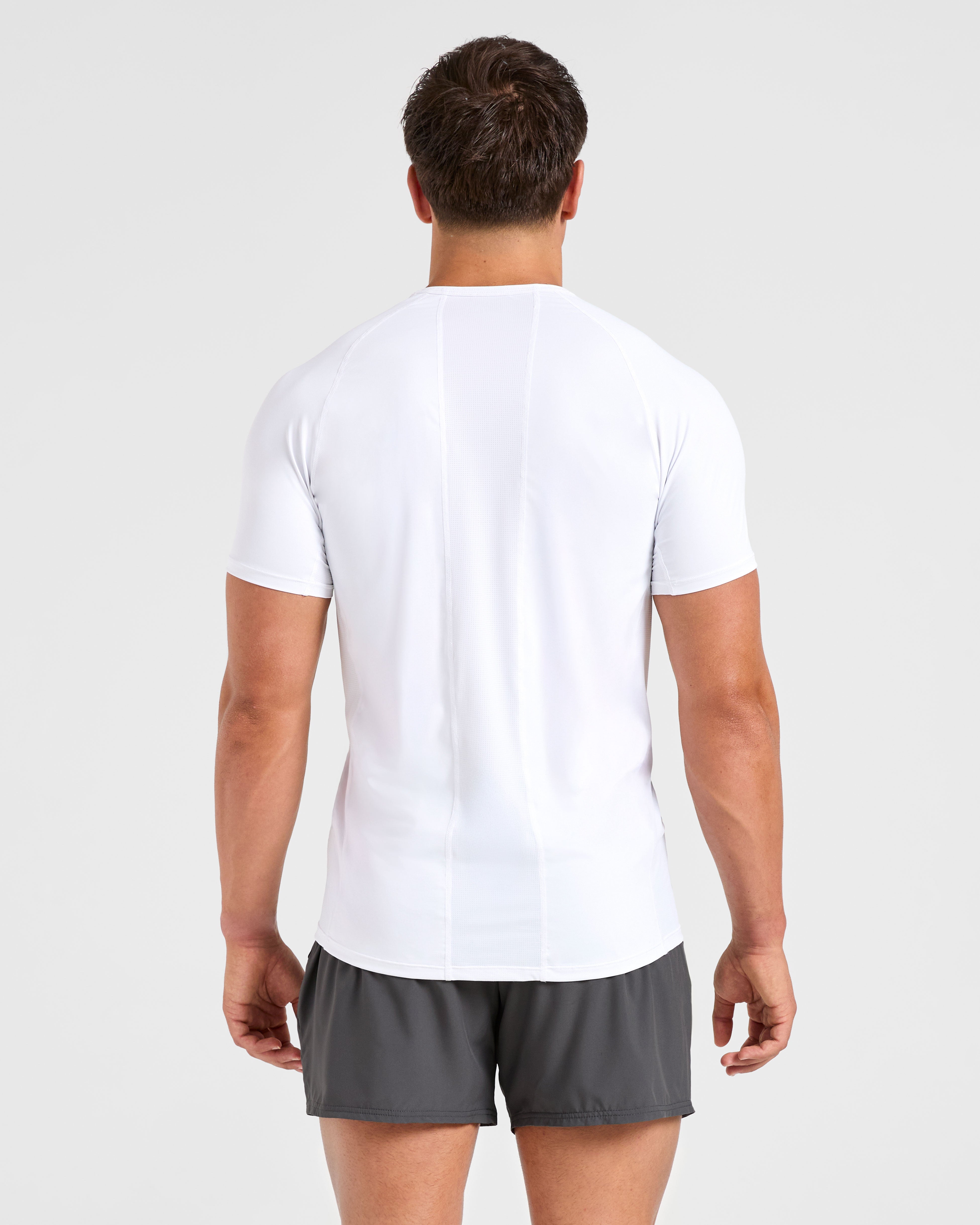 Compression Relaxed T Shirt - Weiß