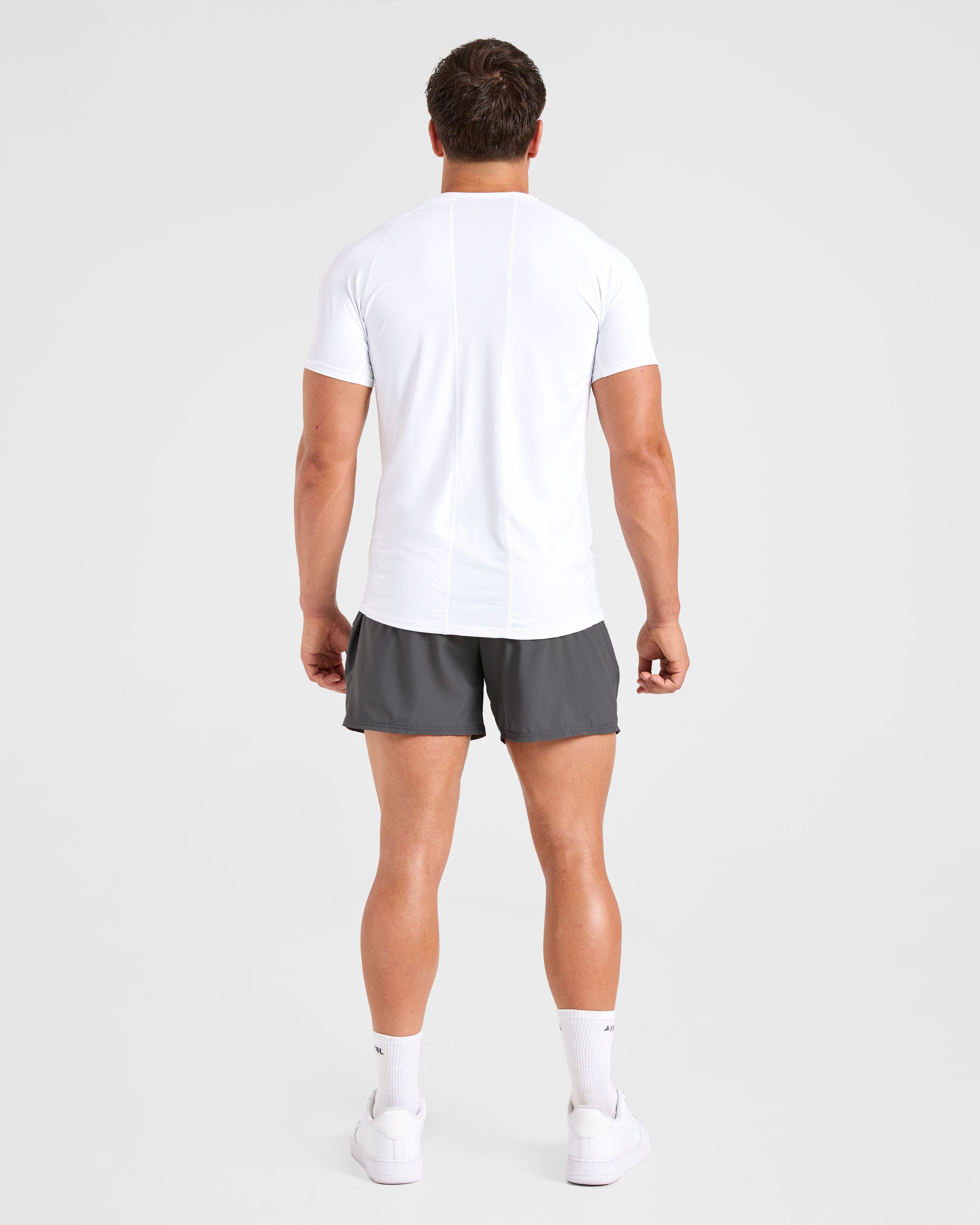 Compression Relaxed T Shirt - Weiß