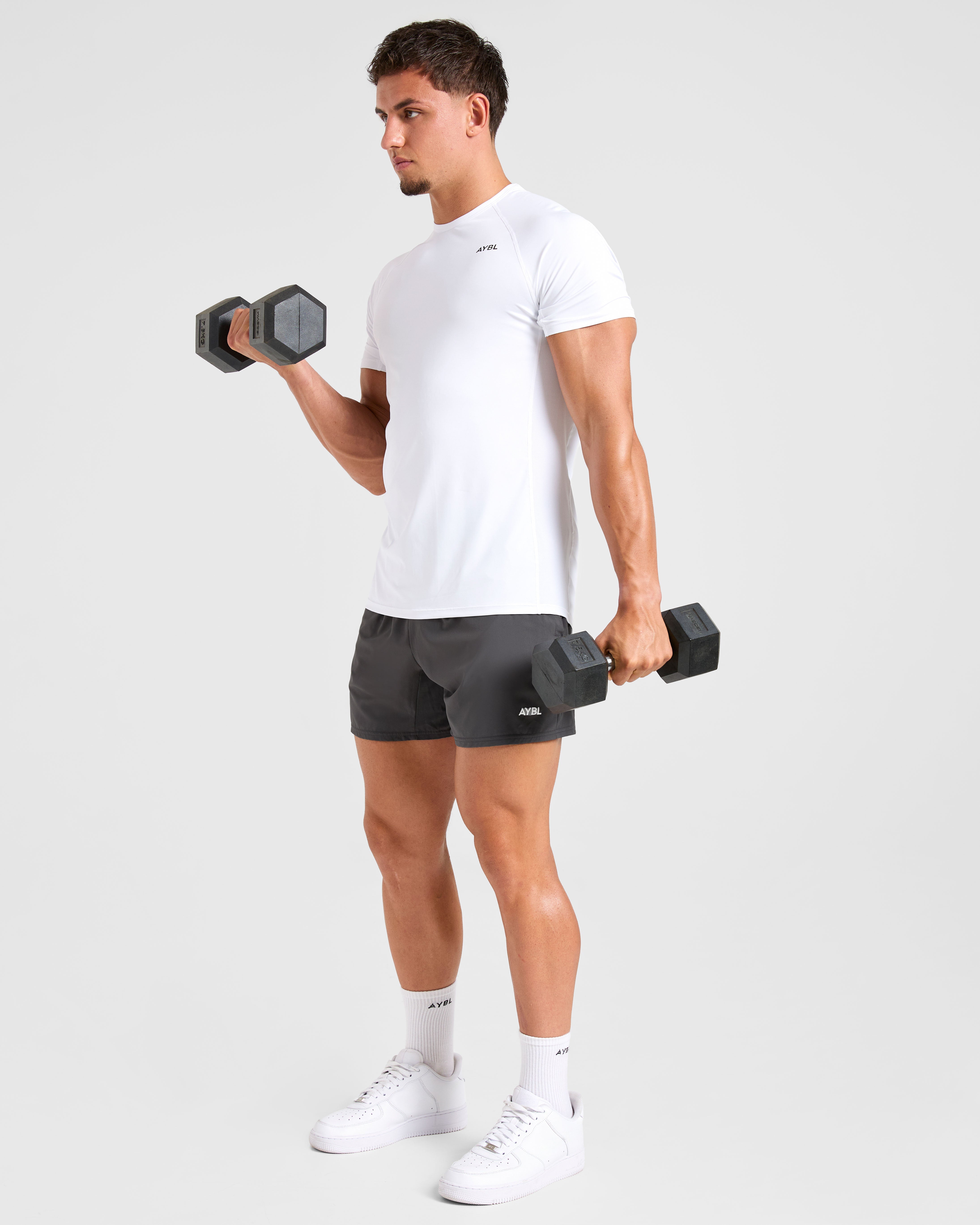 Compression Relaxed T Shirt - Weiß