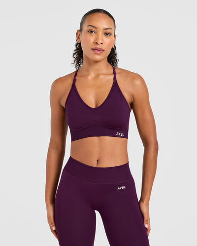 Adapt Seamless Sports Bra - Midnight Plum