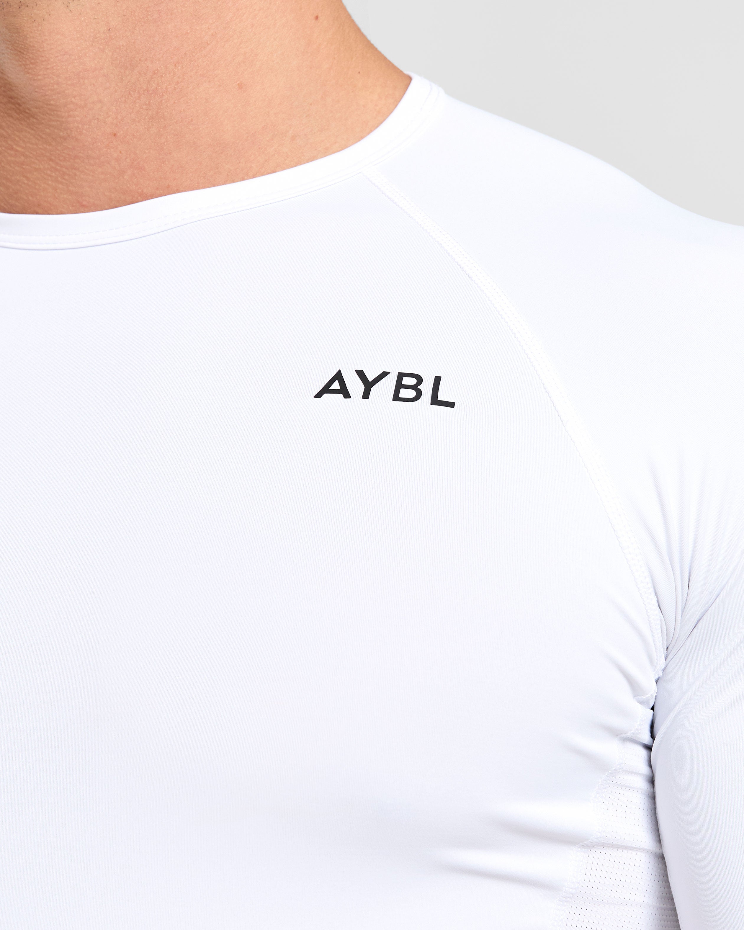 Compression T Shirt - Weiß