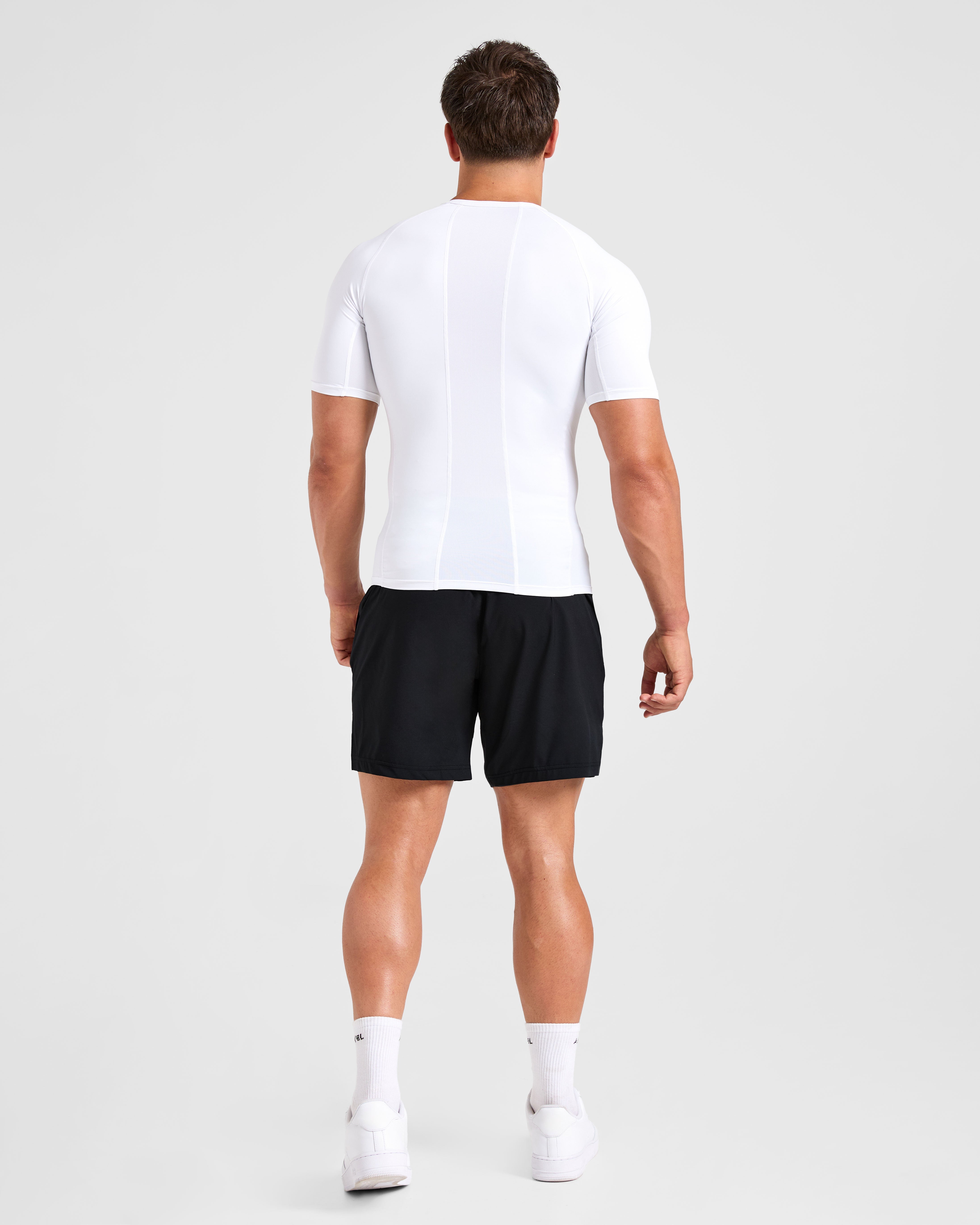 Compression T Shirt - Weiß