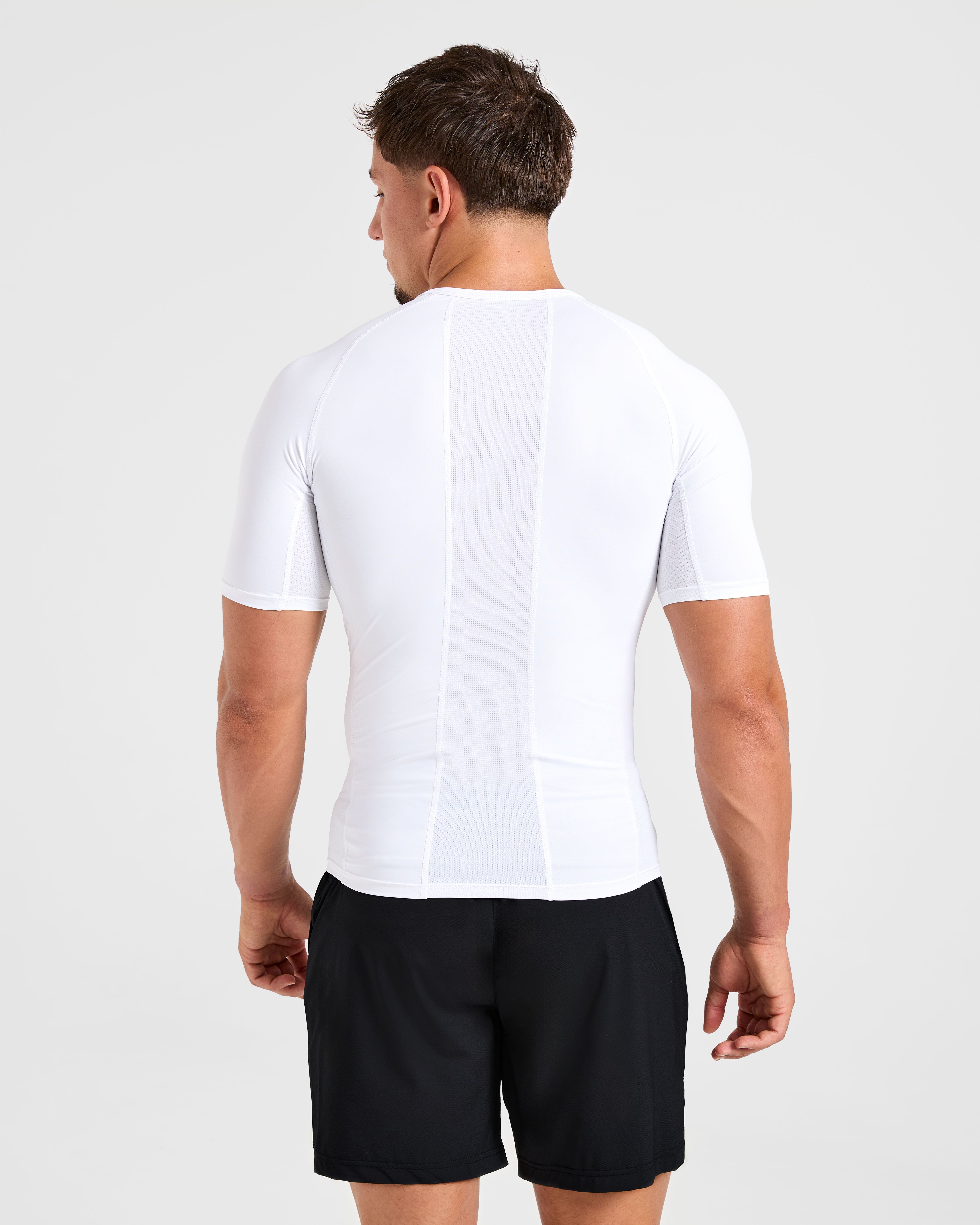 Compression T Shirt - Weiß
