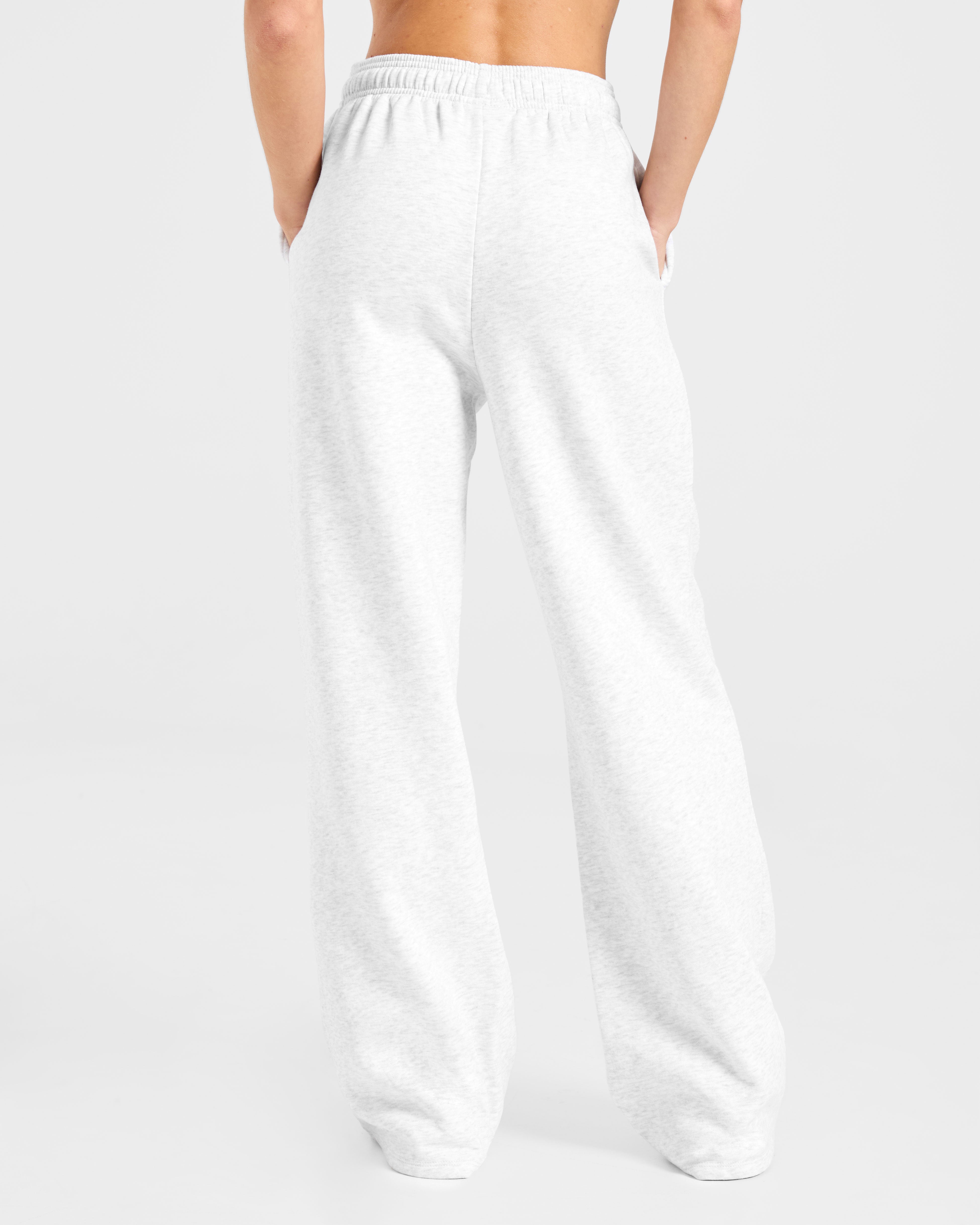 Lifestyle Oversized Straight Leg Joggers - Heather Grau