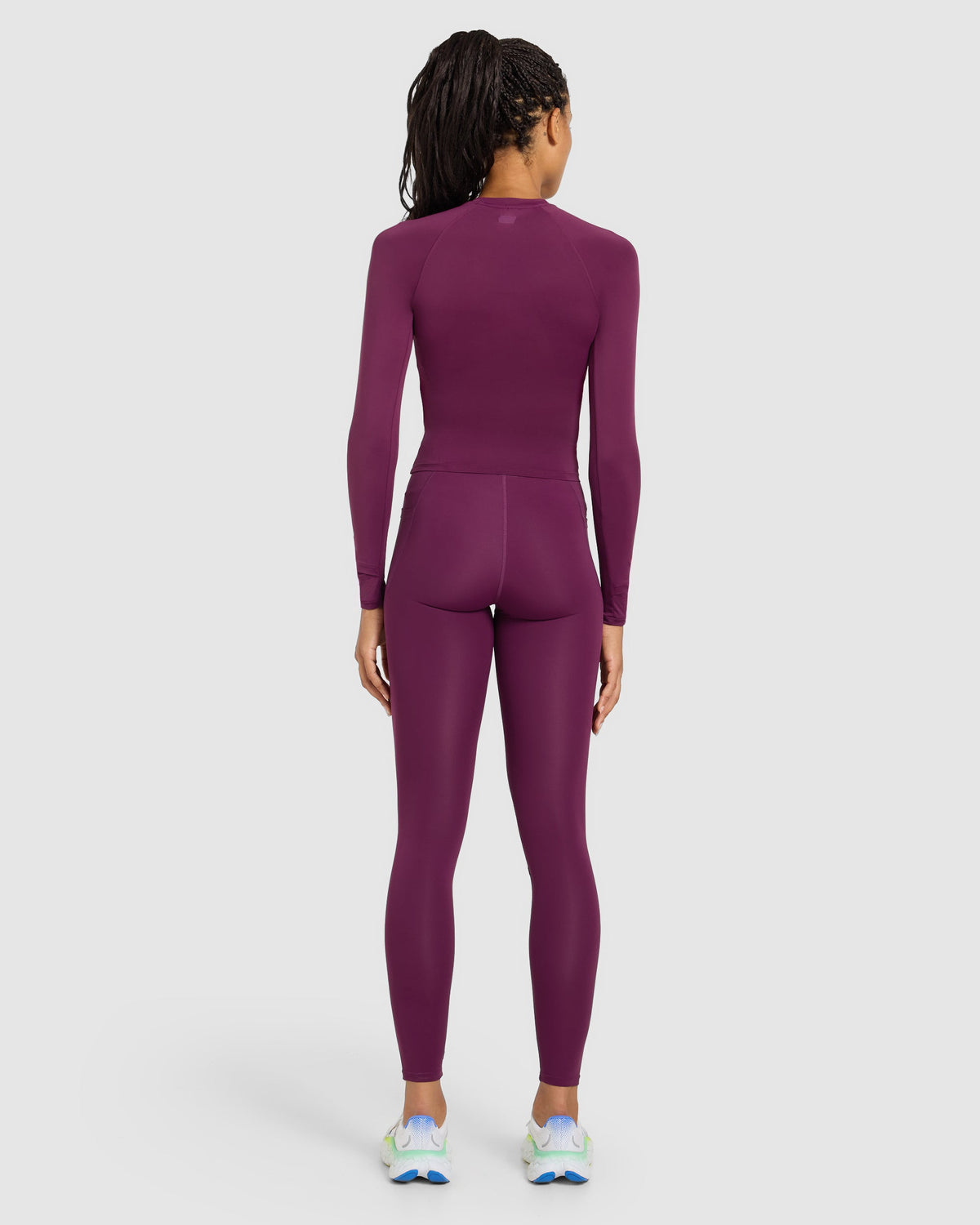 Run Long Sleeve Base Layer - Plum