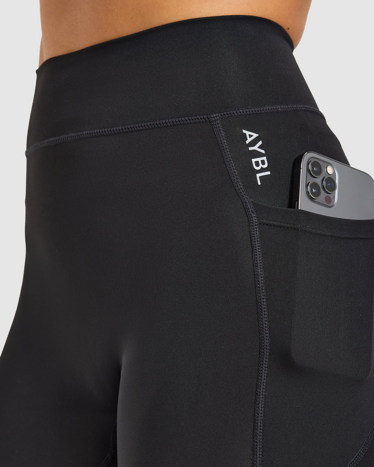 Run Pocket Leggings - Schwarz