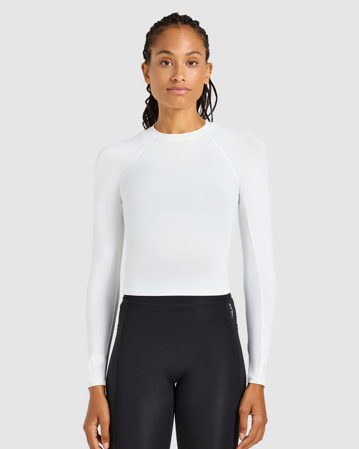 Run Long Sleeve Base Layer - Weiß