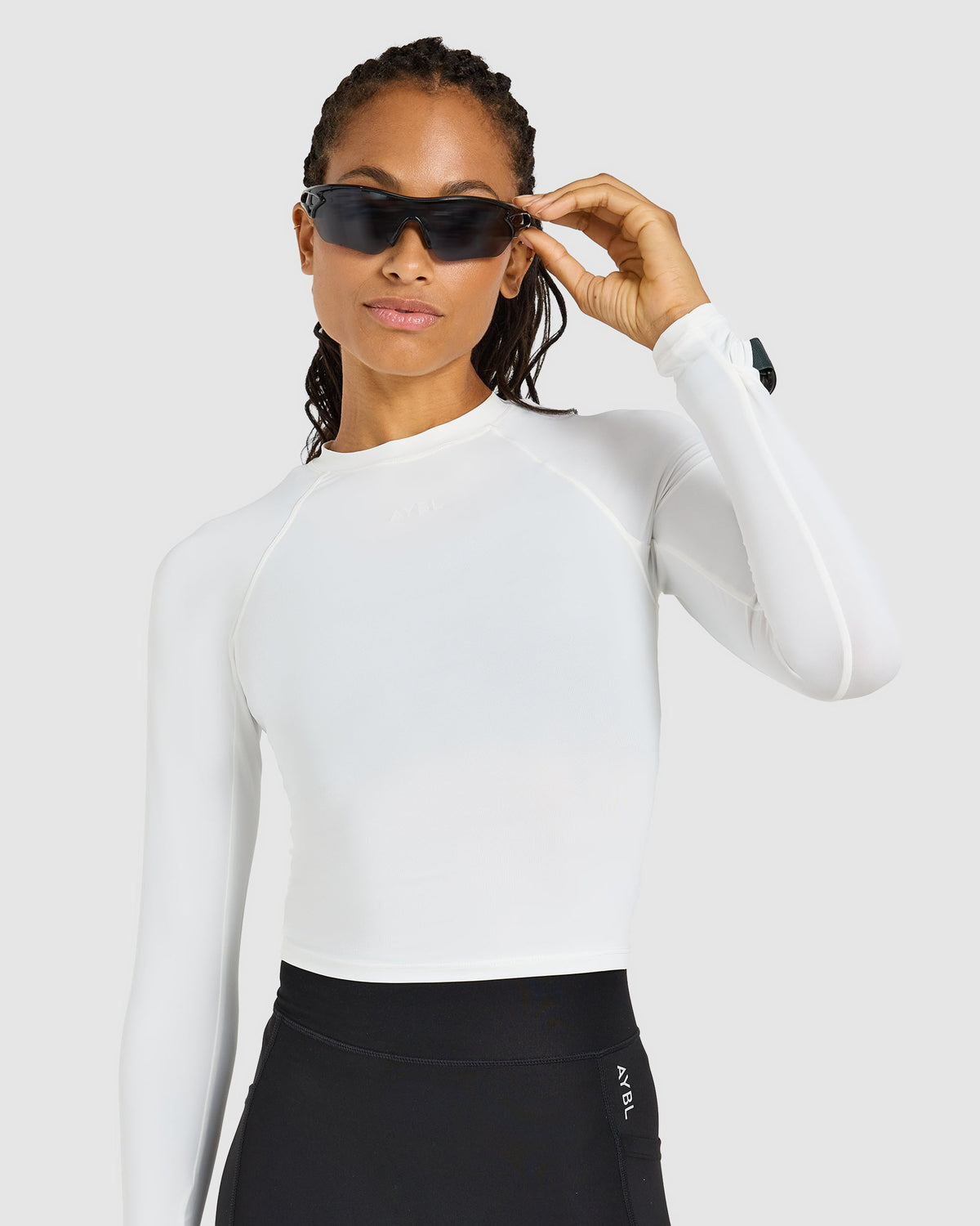 Run Long Sleeve Base Layer - Weiß
