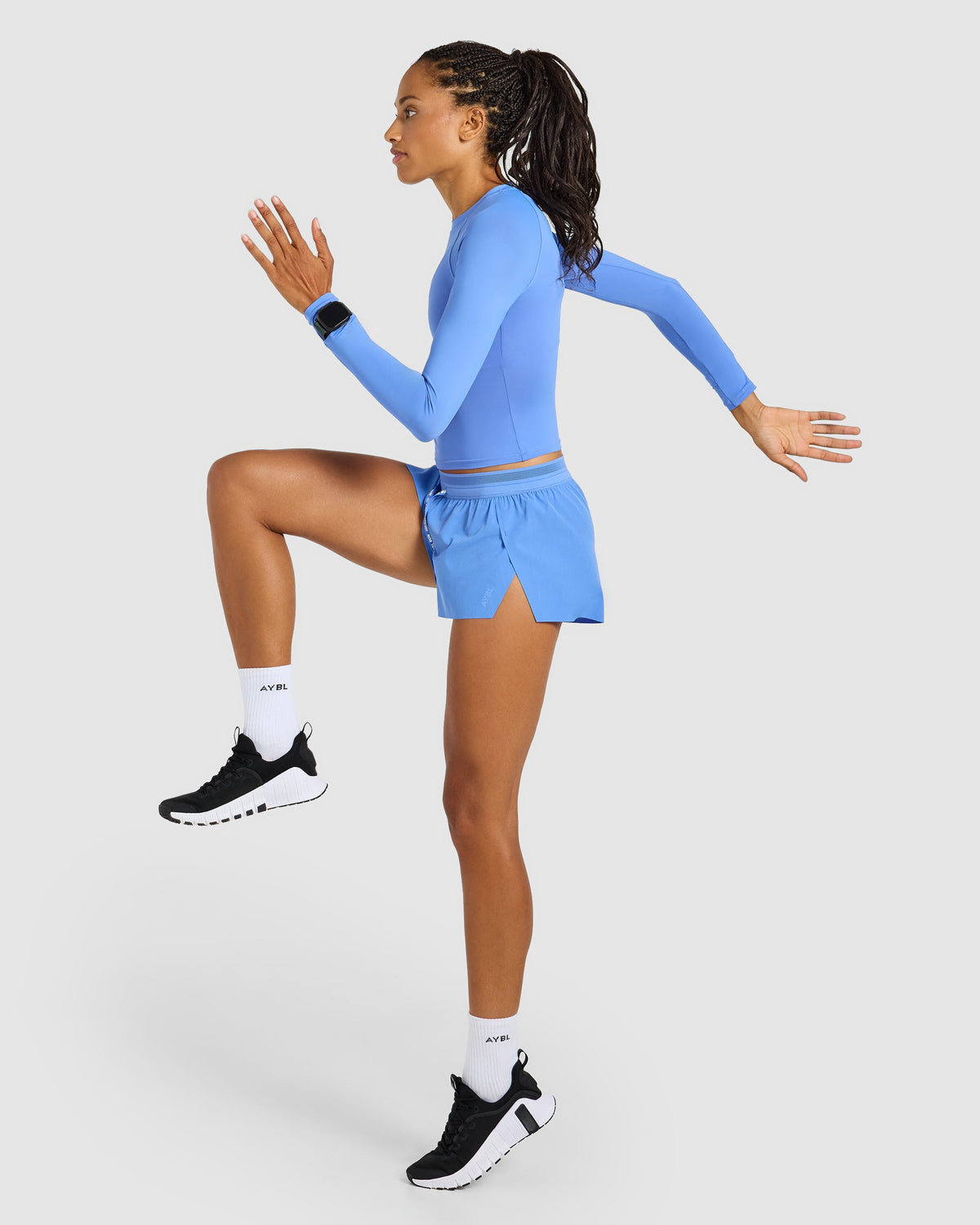 Run Long Sleeve Base Layer - Cornflower Blau