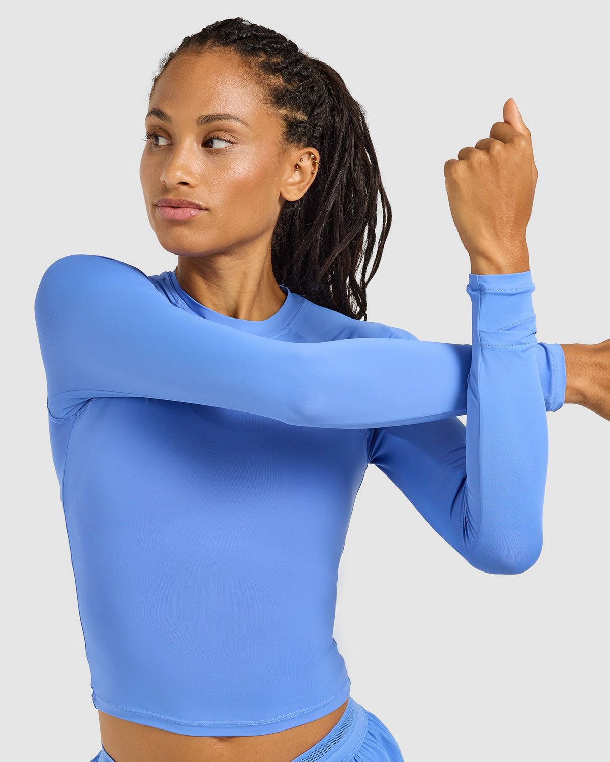 Run Long Sleeve Base Layer - Cornflower Blau