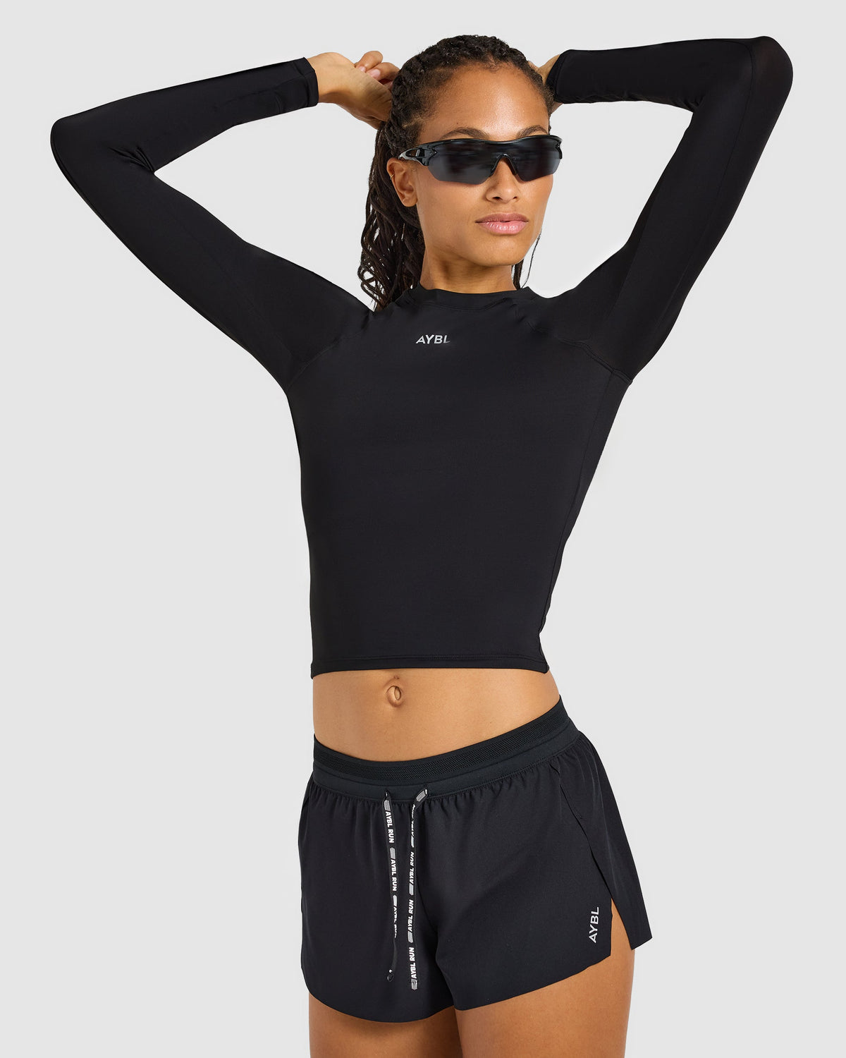 Run Low Rise 3" Shorts - Schwarz