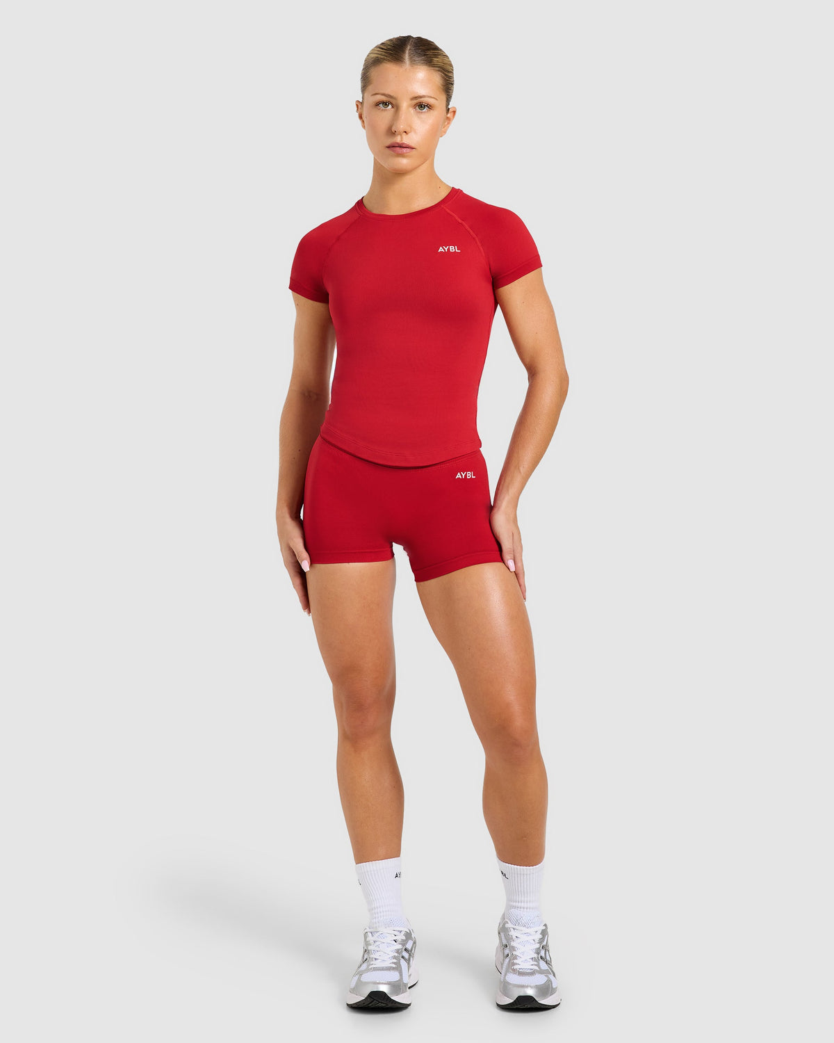Enhance Seamless Short Sleeve Top - Rot