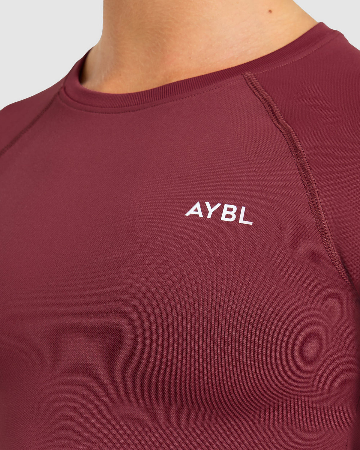 Enhance Seamless Long Sleeve Top - Mahogany Rot