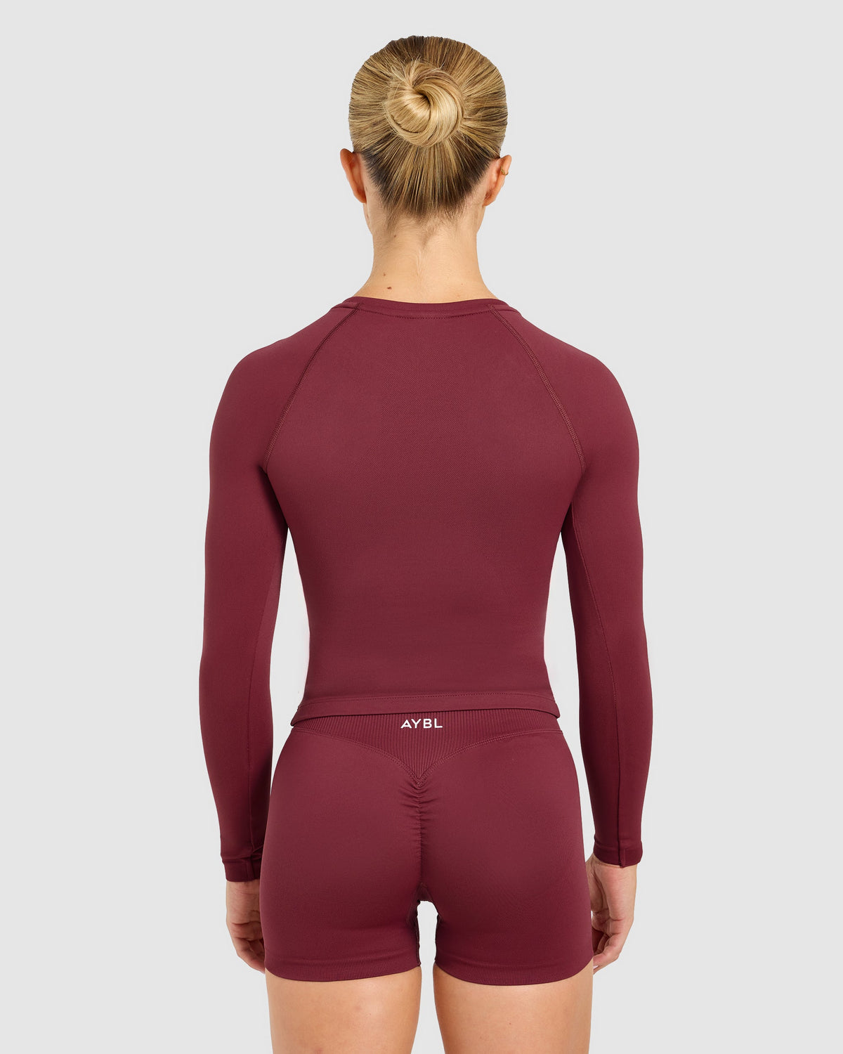 Enhance Seamless Long Sleeve Top - Mahogany Rot