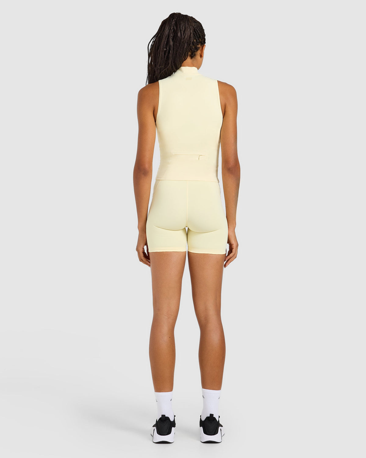 Run Sleeveless Zip Up Jacket - Butter Gelb