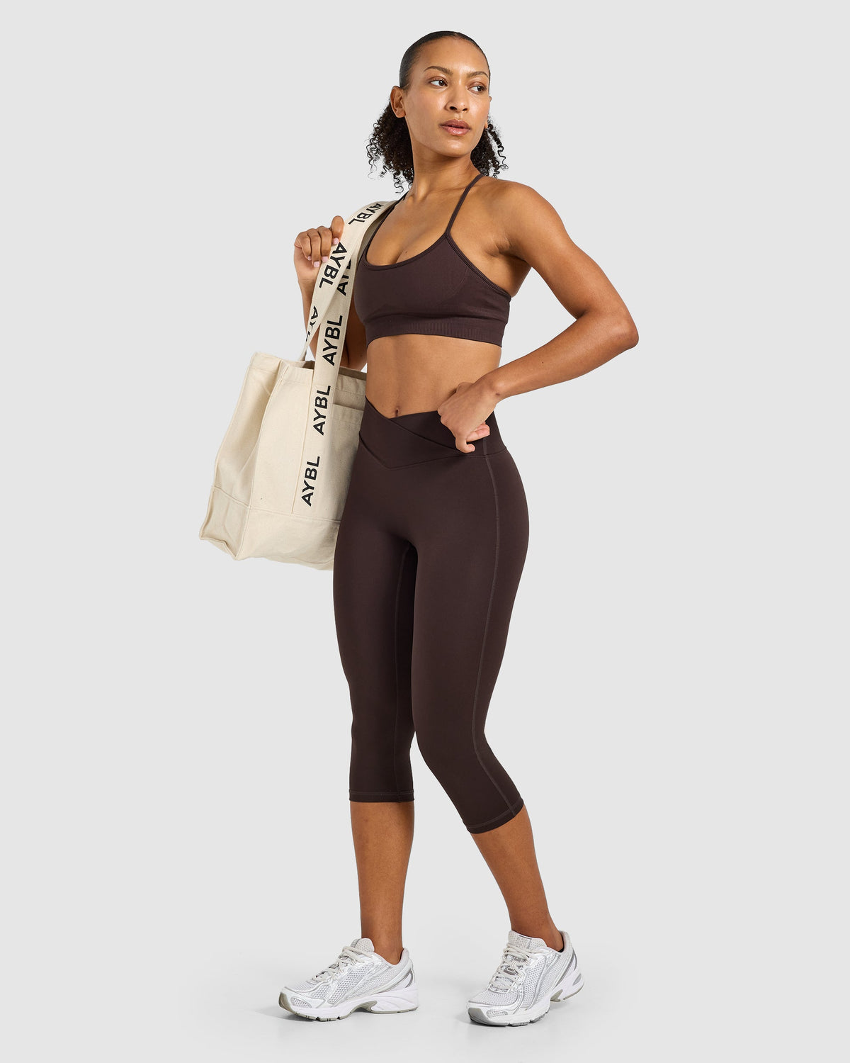 Sculpt Wrap Capri - Cocoa Braun