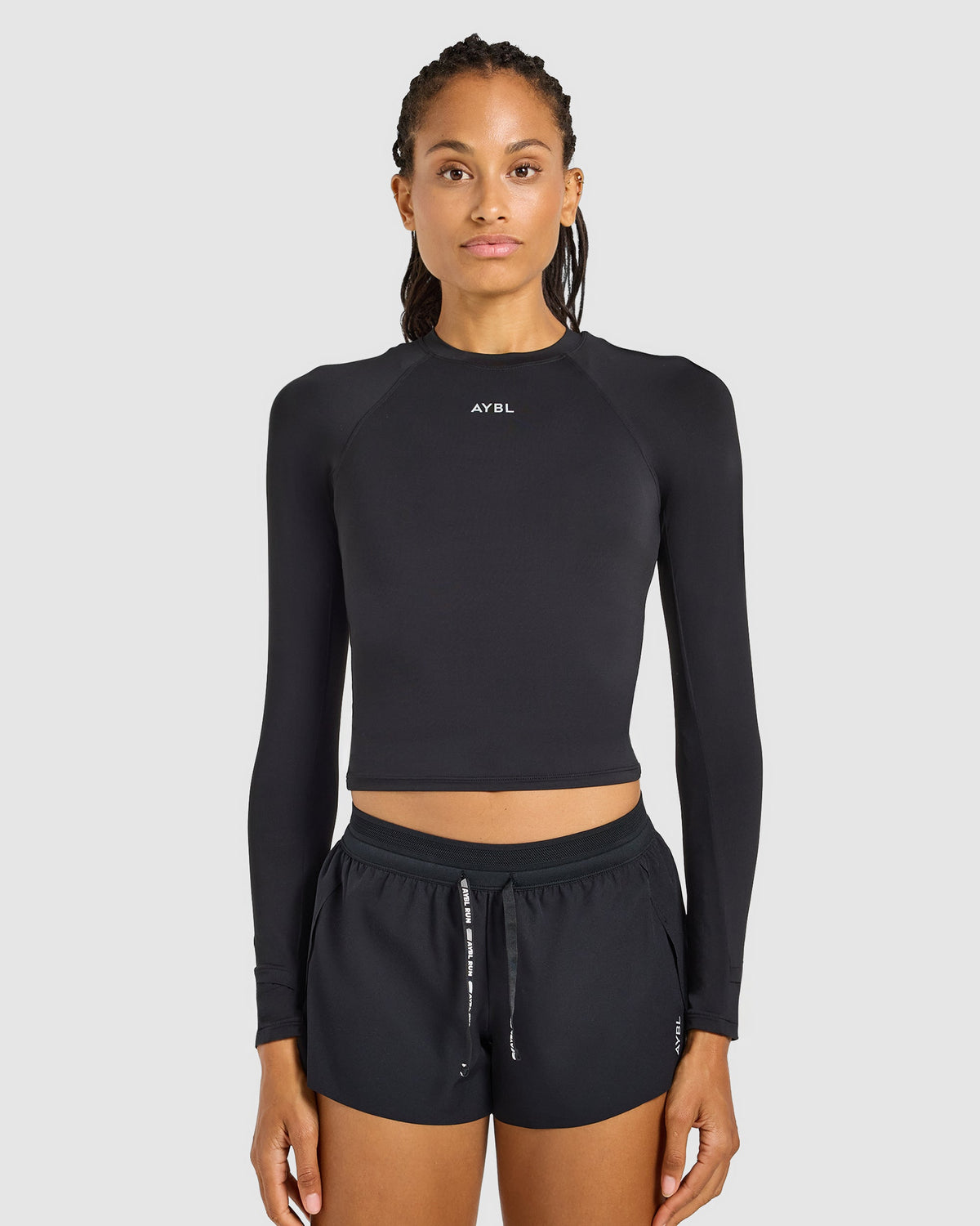 Run Long Sleeve Base Layer - Schwarz