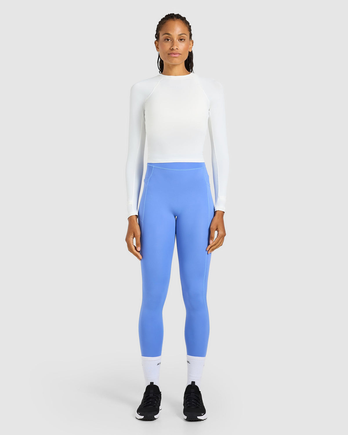 Run Pocket Leggings - Cornflower Blau