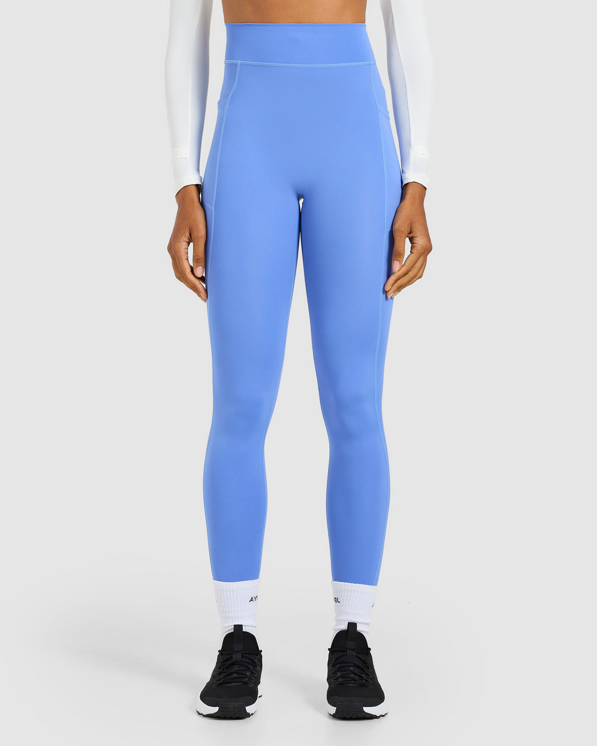 Run Pocket Leggings - Cornflower Blau