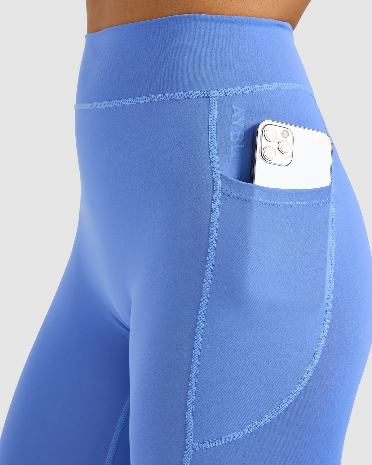 Run Pocket Leggings - Cornflower Blau