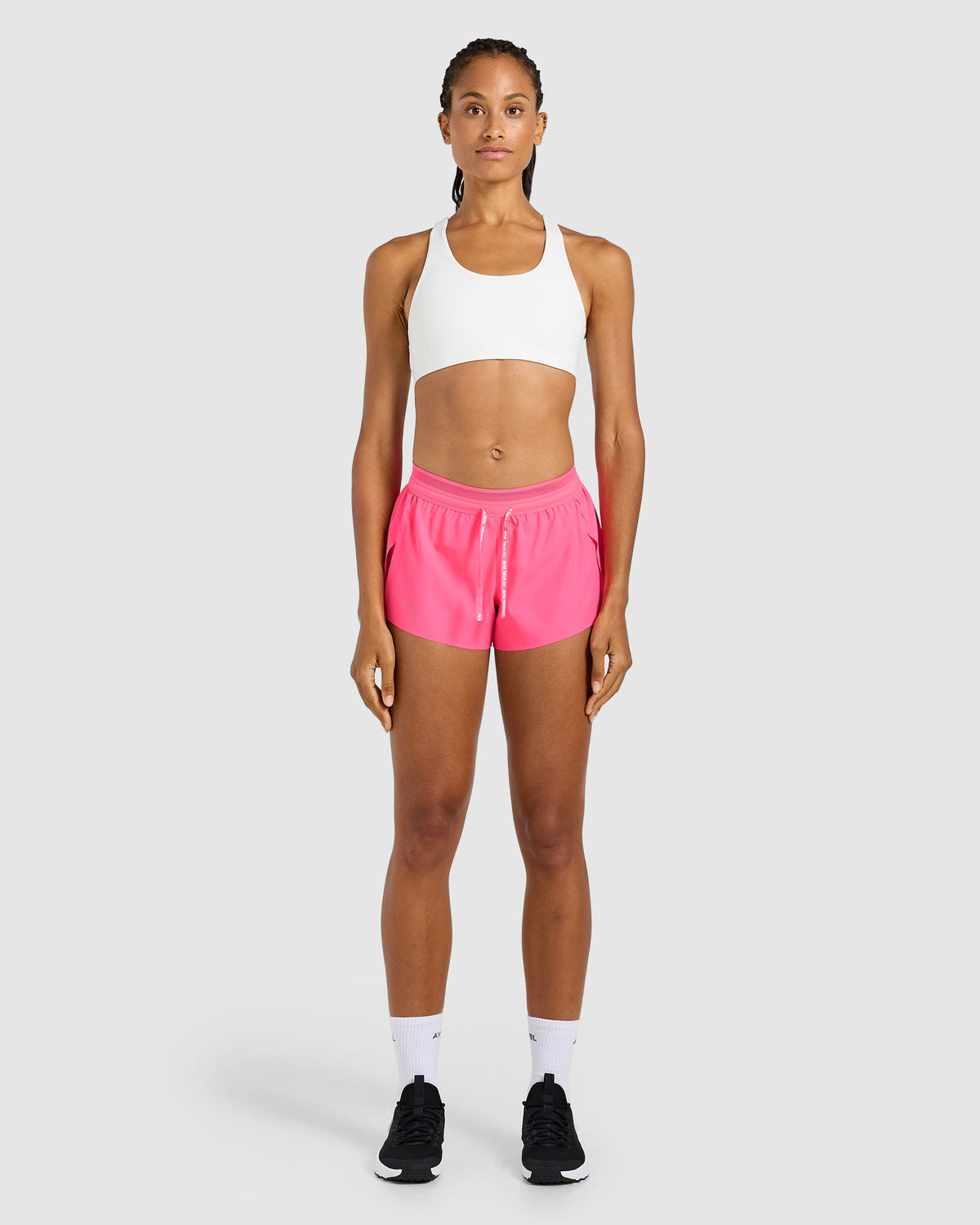 Run Low Rise 3" Shorts - Neon Rosa