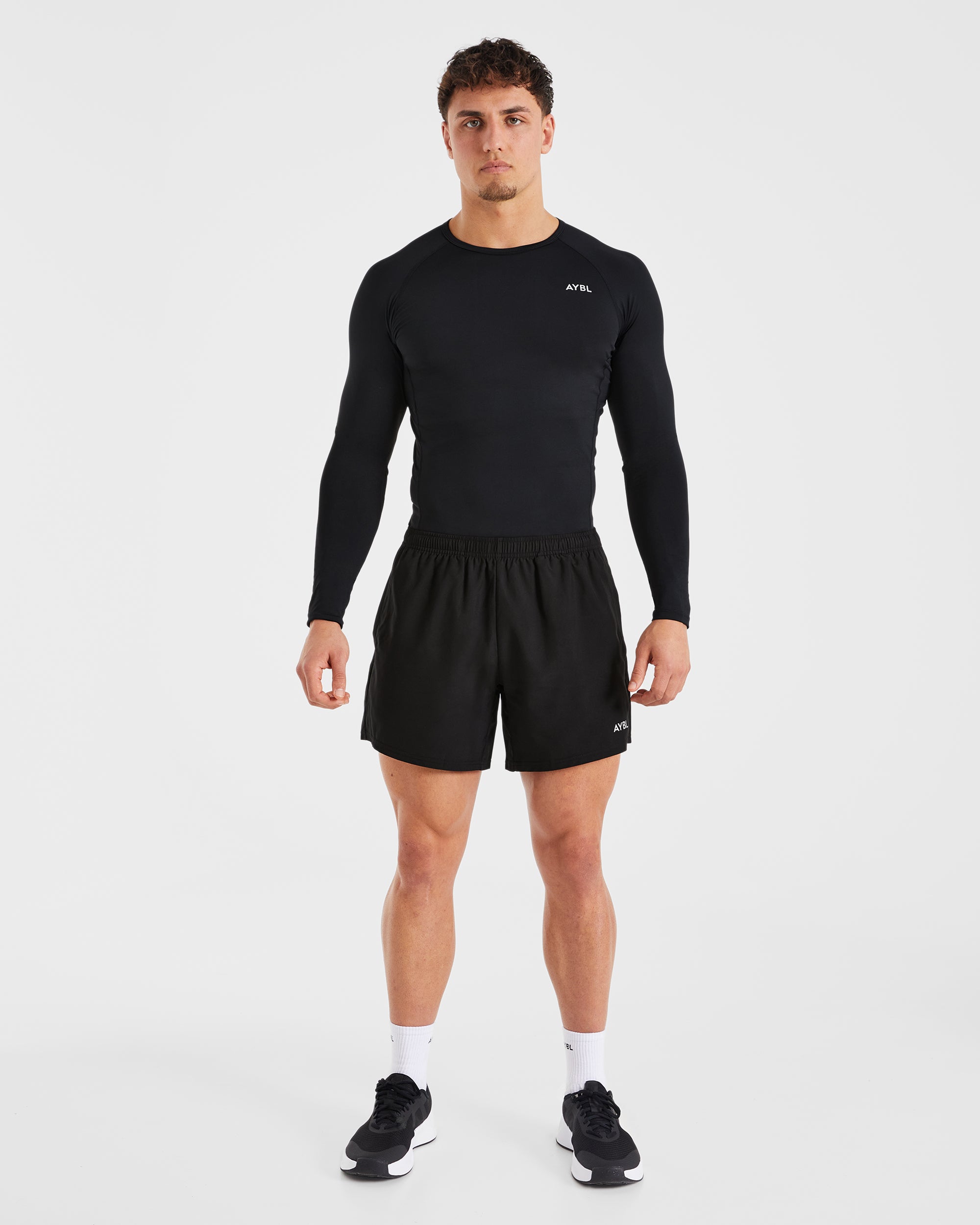 Compression Long Sleeve - Schwarz