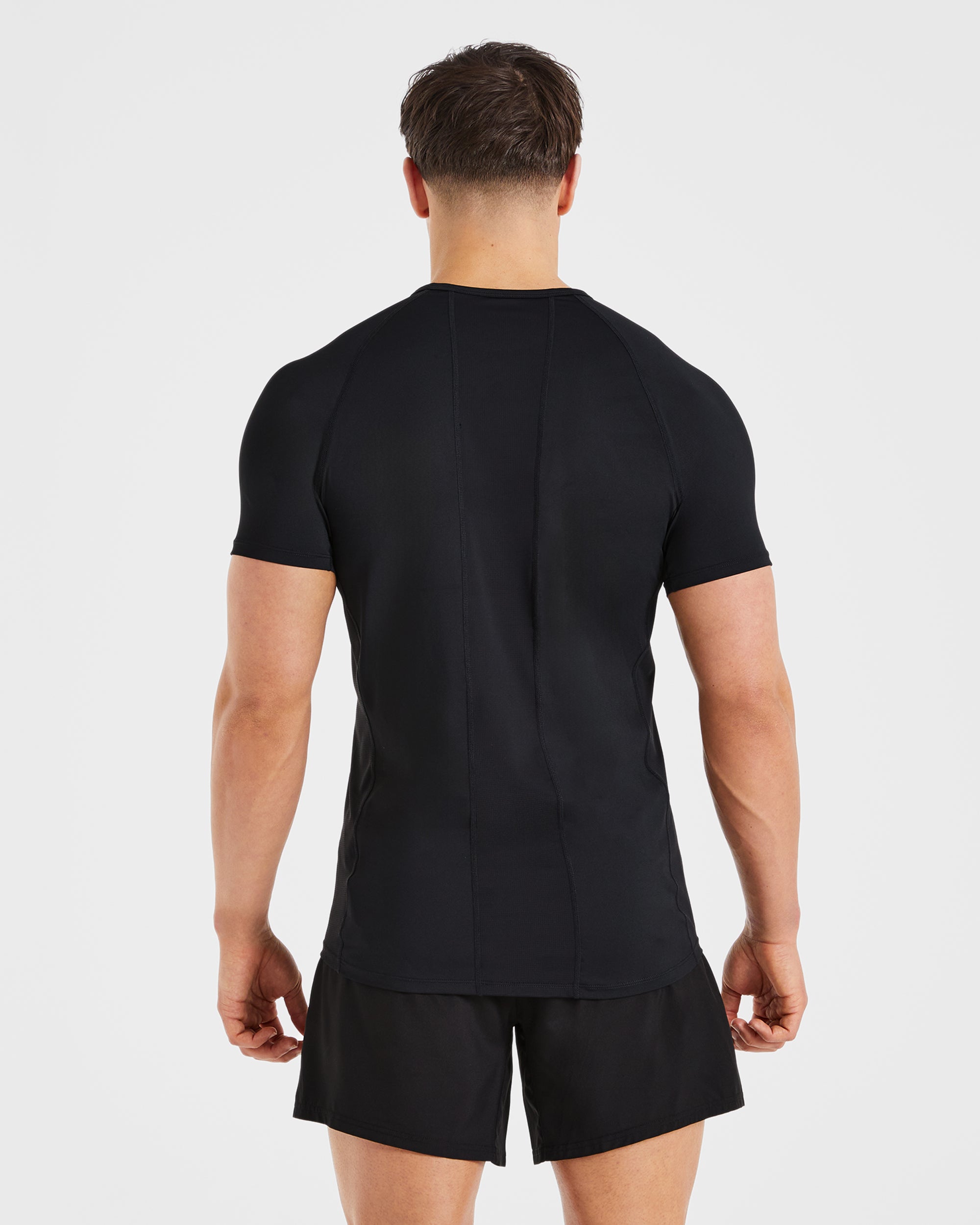 Compression Relaxed T Shirt - Schwarz