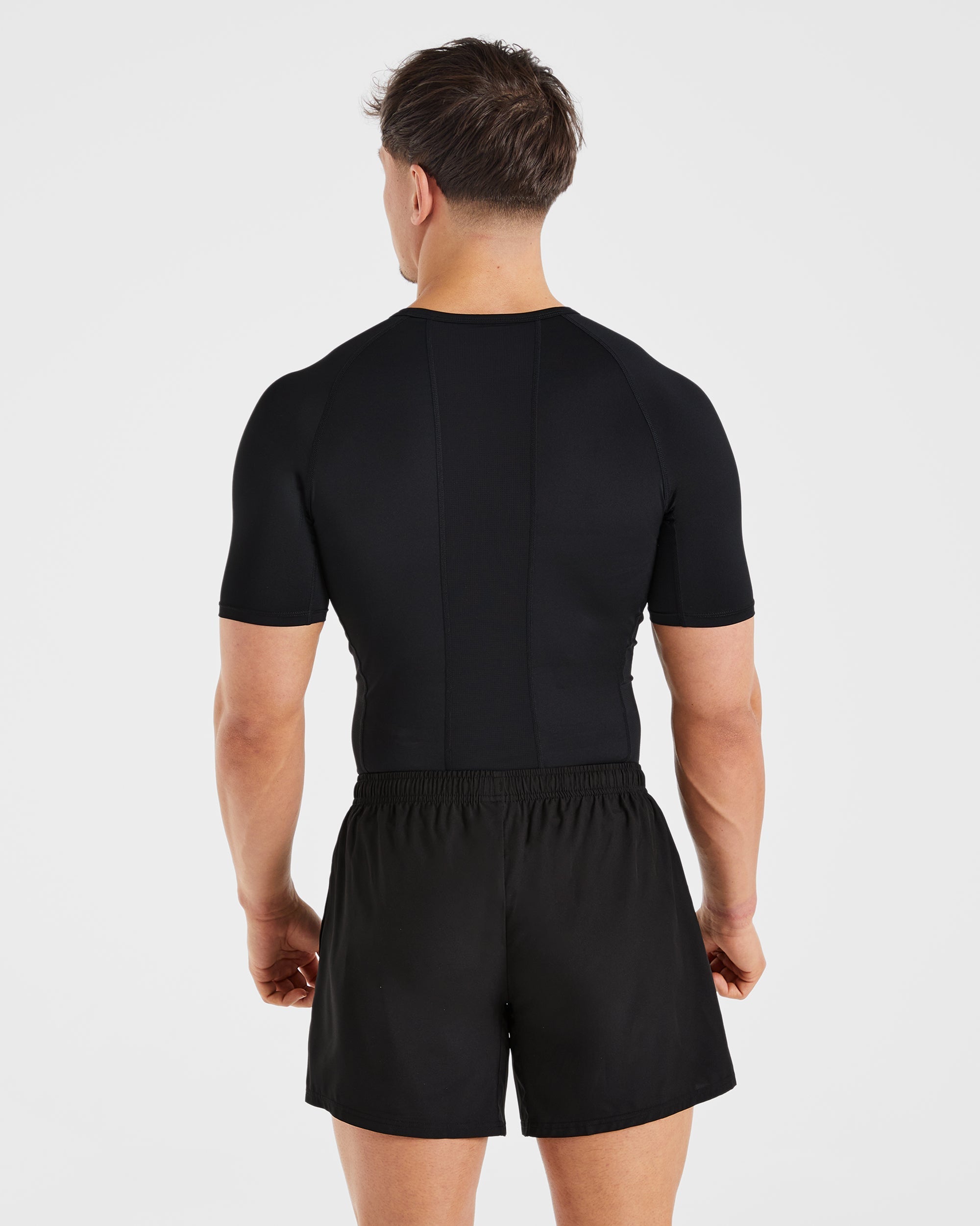 Compression T Shirt - Schwarz