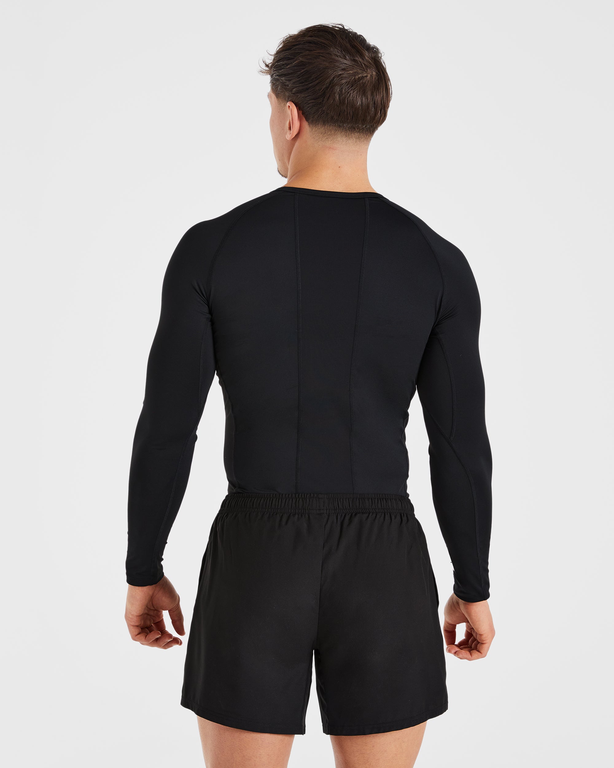 Compression Long Sleeve - Schwarz