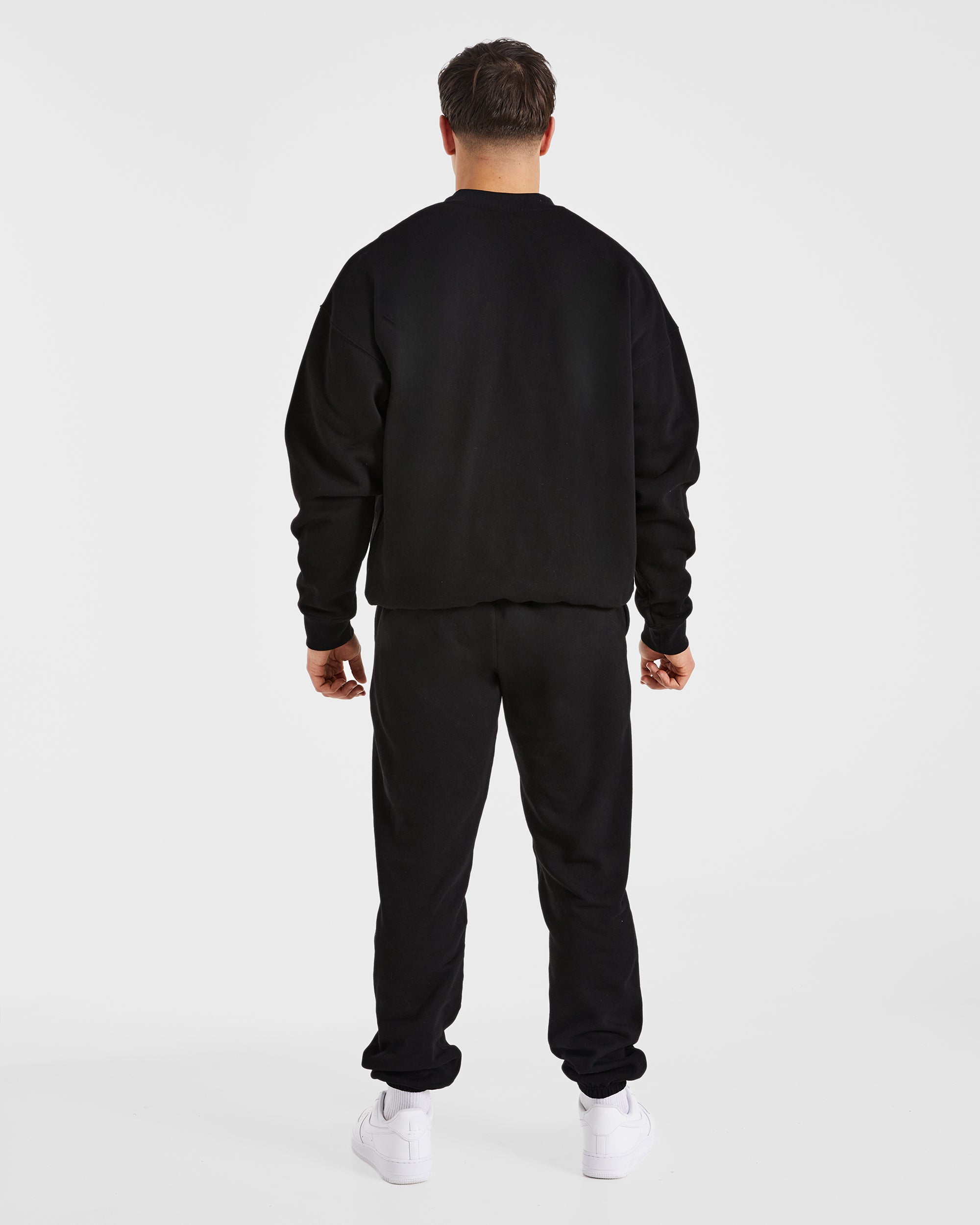 Essential Oversized Sweater - Schwarz