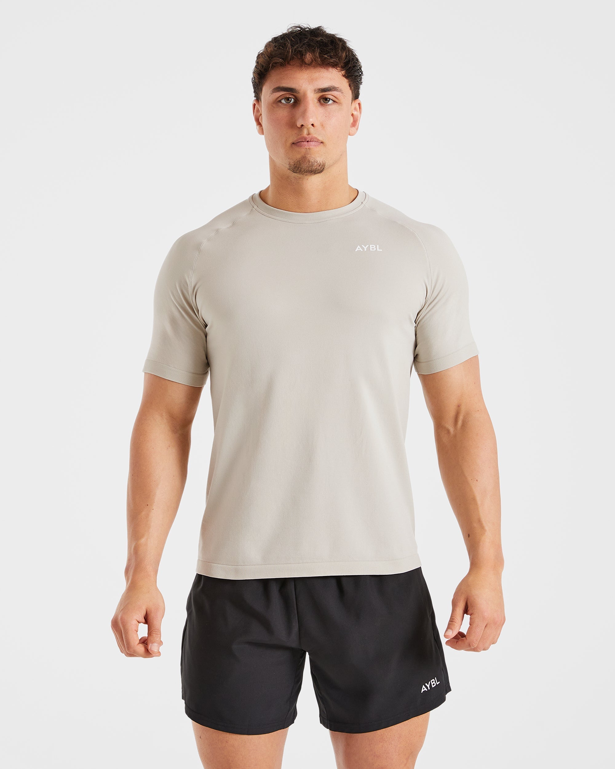 Ascend Seamless T Shirt - Ice Grau