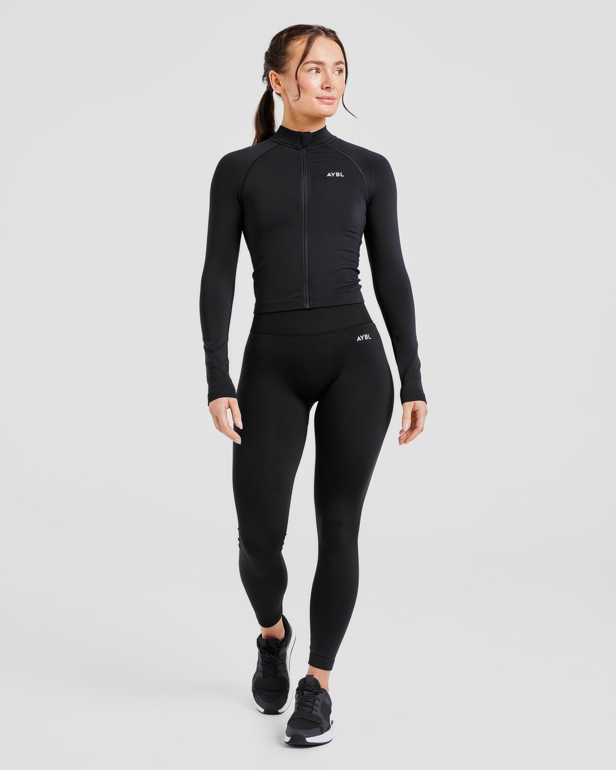 Adapt Seamless Jacket - Schwarz