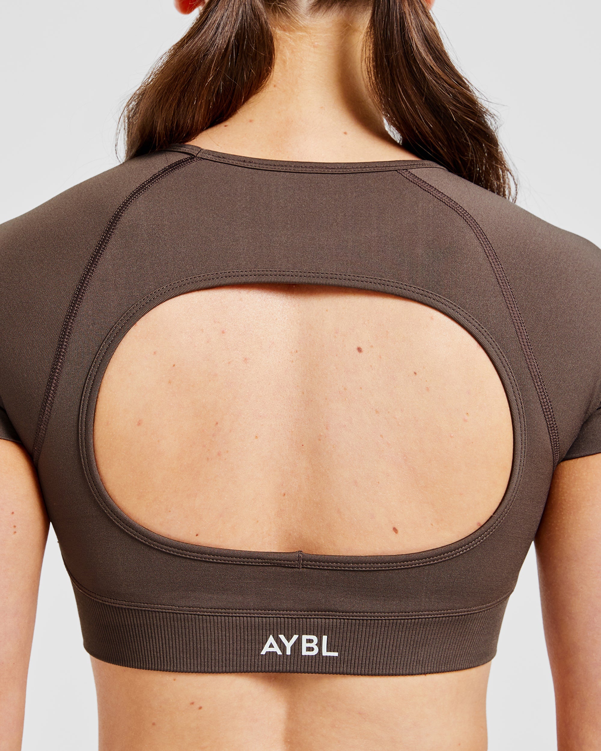 Adapt Seamless Crop Top - Braun